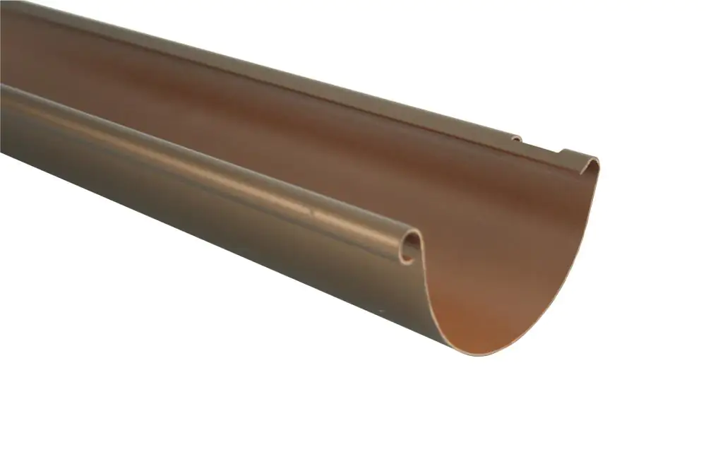 Marley Dachrinne NW 100 mm, 3 m, halbrund, kupferton Marley Dachrinne NW 100 mm, 3 m, halbrund, kupferton