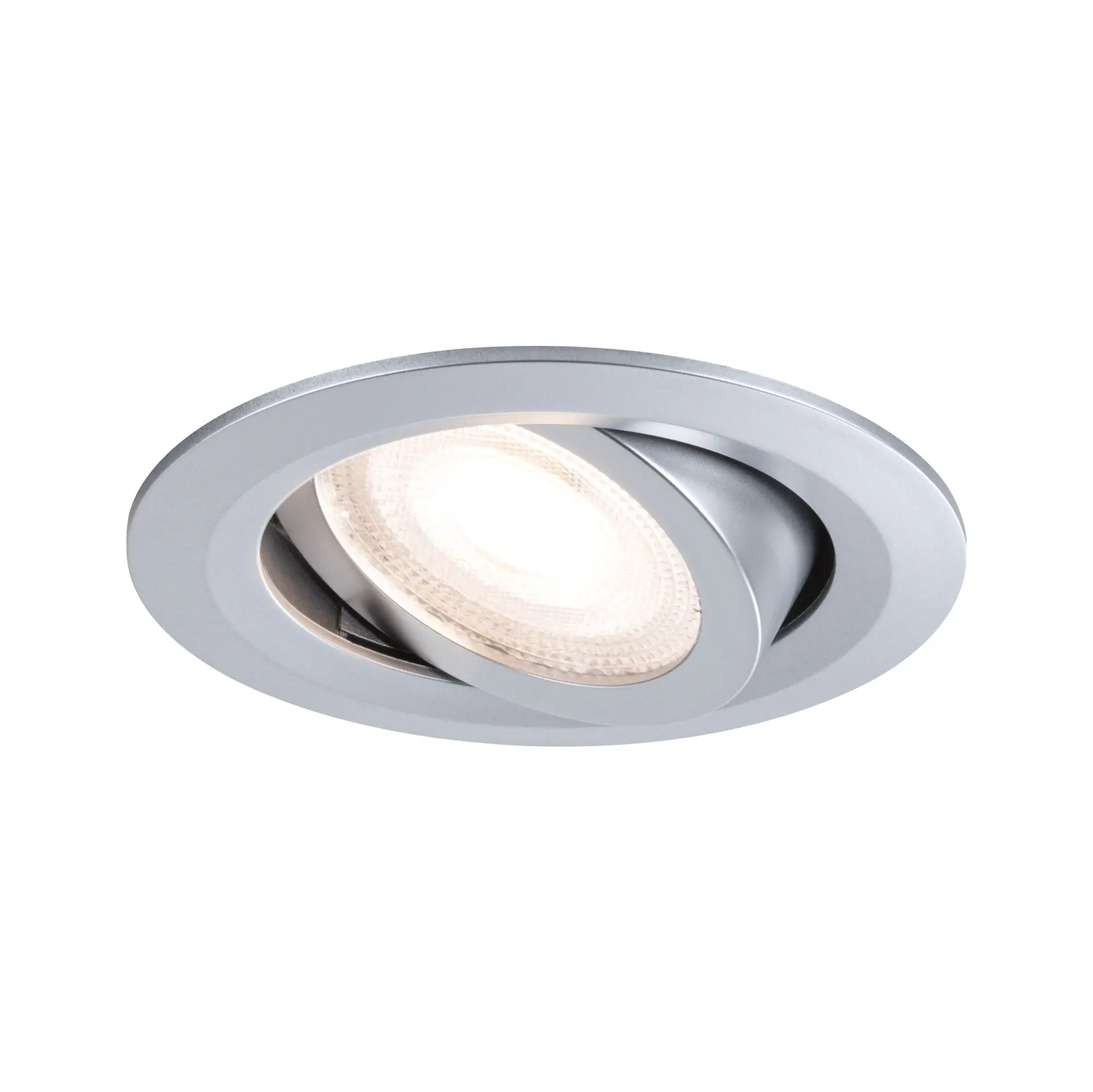 Paulmann LED-Einbauleuchte Fixed 3er Set 574 lm Ø 8,2 cm warmweiß Chrom matt