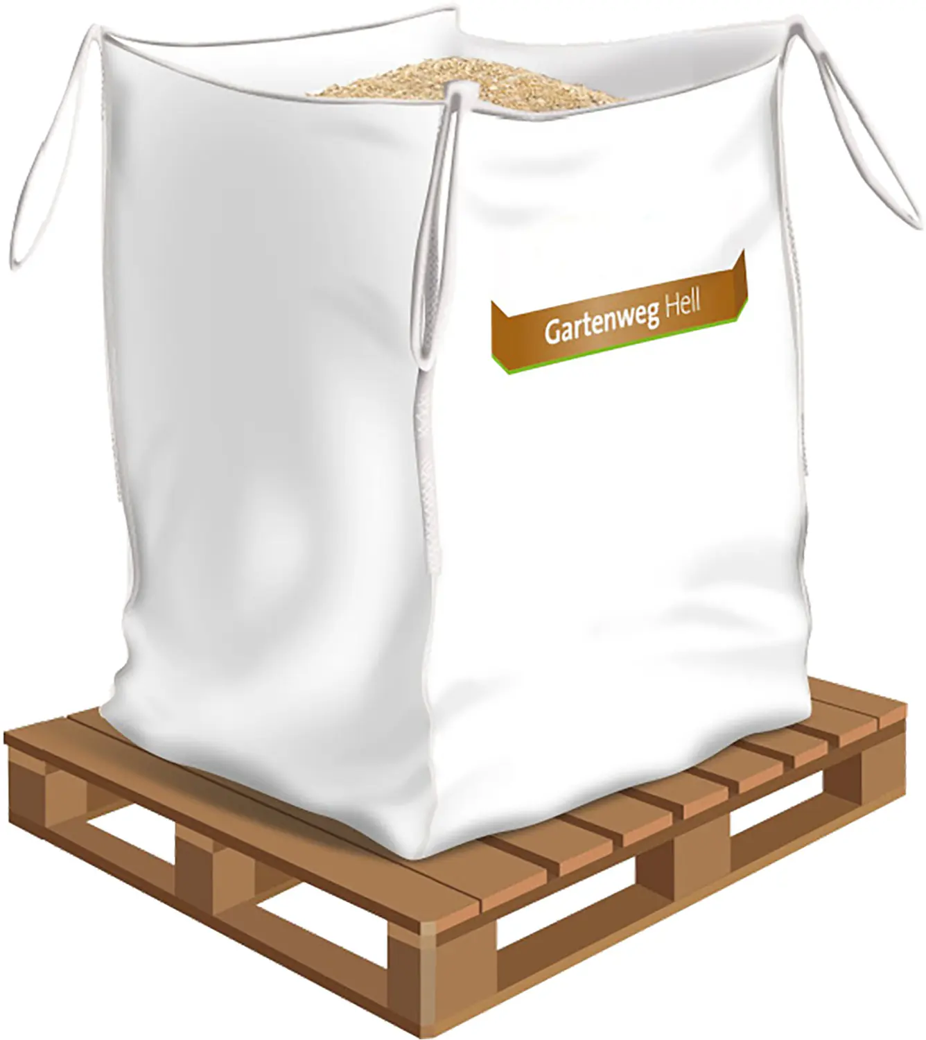Big Bag Gartenweg hell 750 kg 