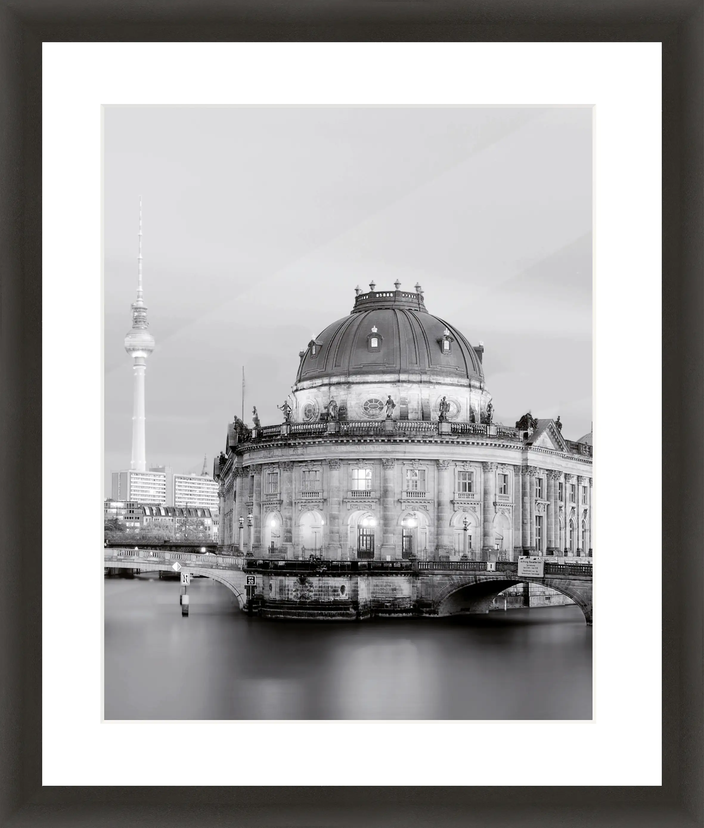 Alu Bilderrahmen Premium schwarz 50 x 60 cm