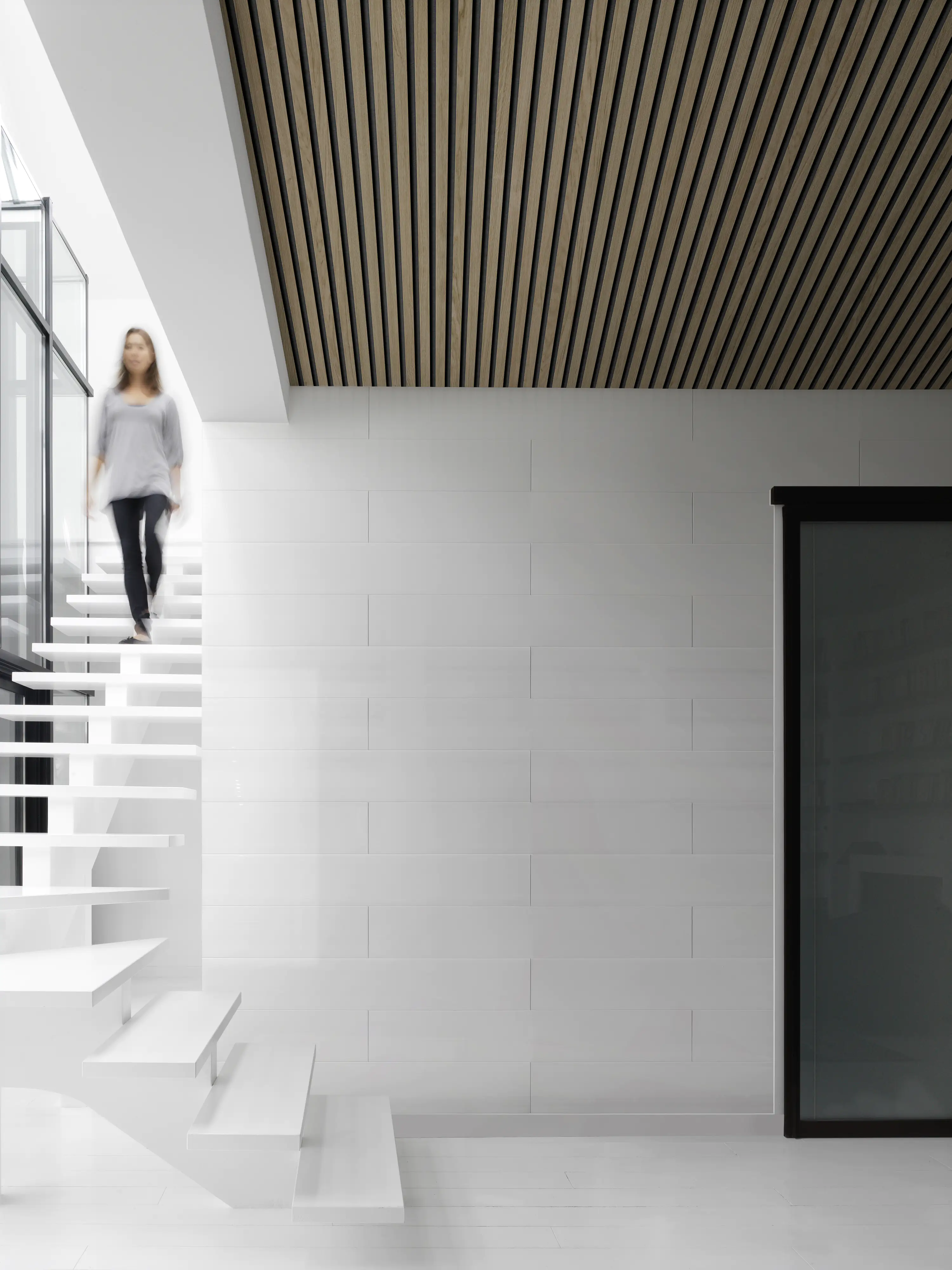 Grosfillex Wandpaneel Kunststoff LINIO 260 x 37,5 cm 8 mm Walnut 3 Stück