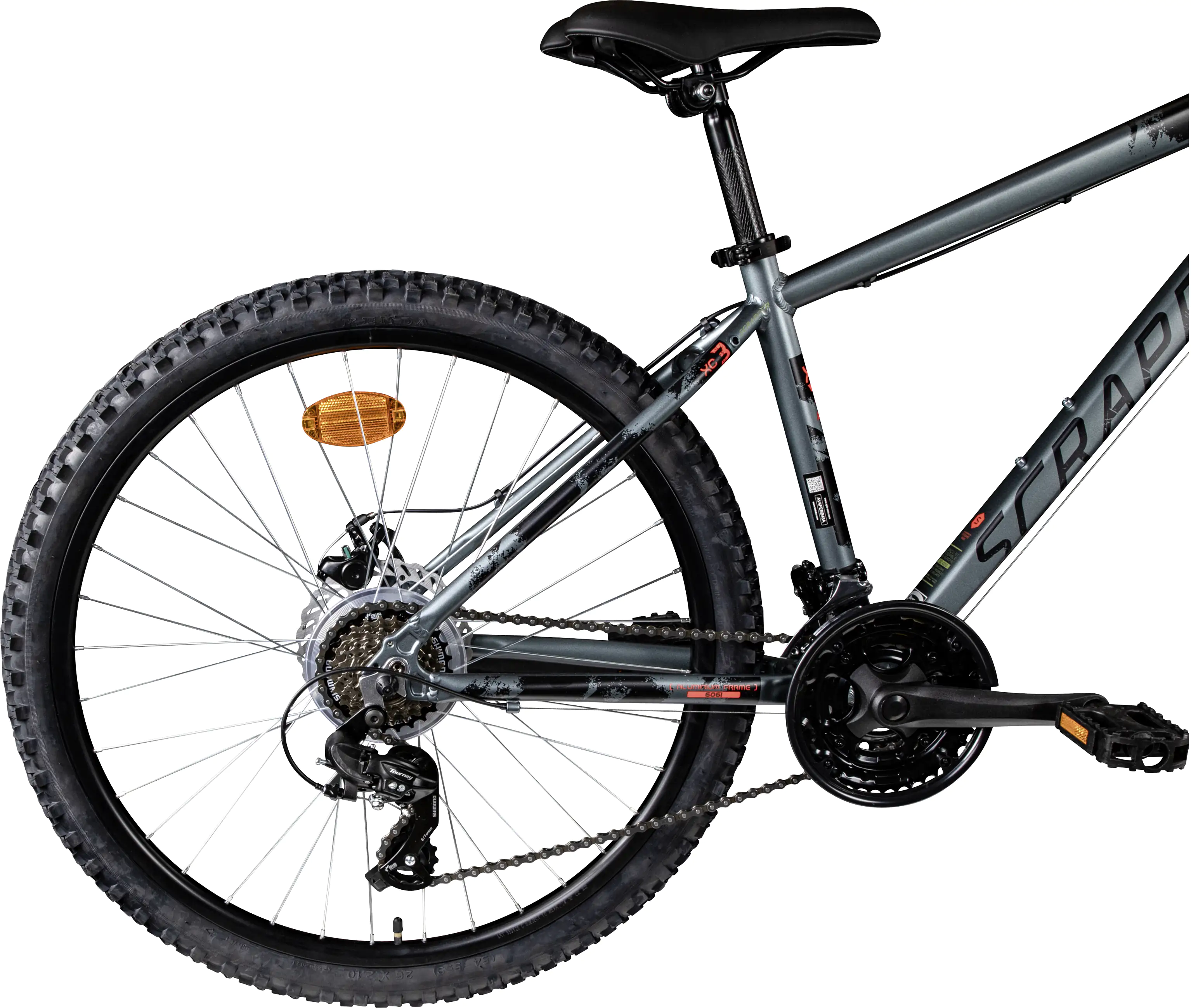 Scrapper Mountainbike XC 3.1 LTD L MTB Hardtail 27,5 Zoll RH 50cm 21-Gang silber rot