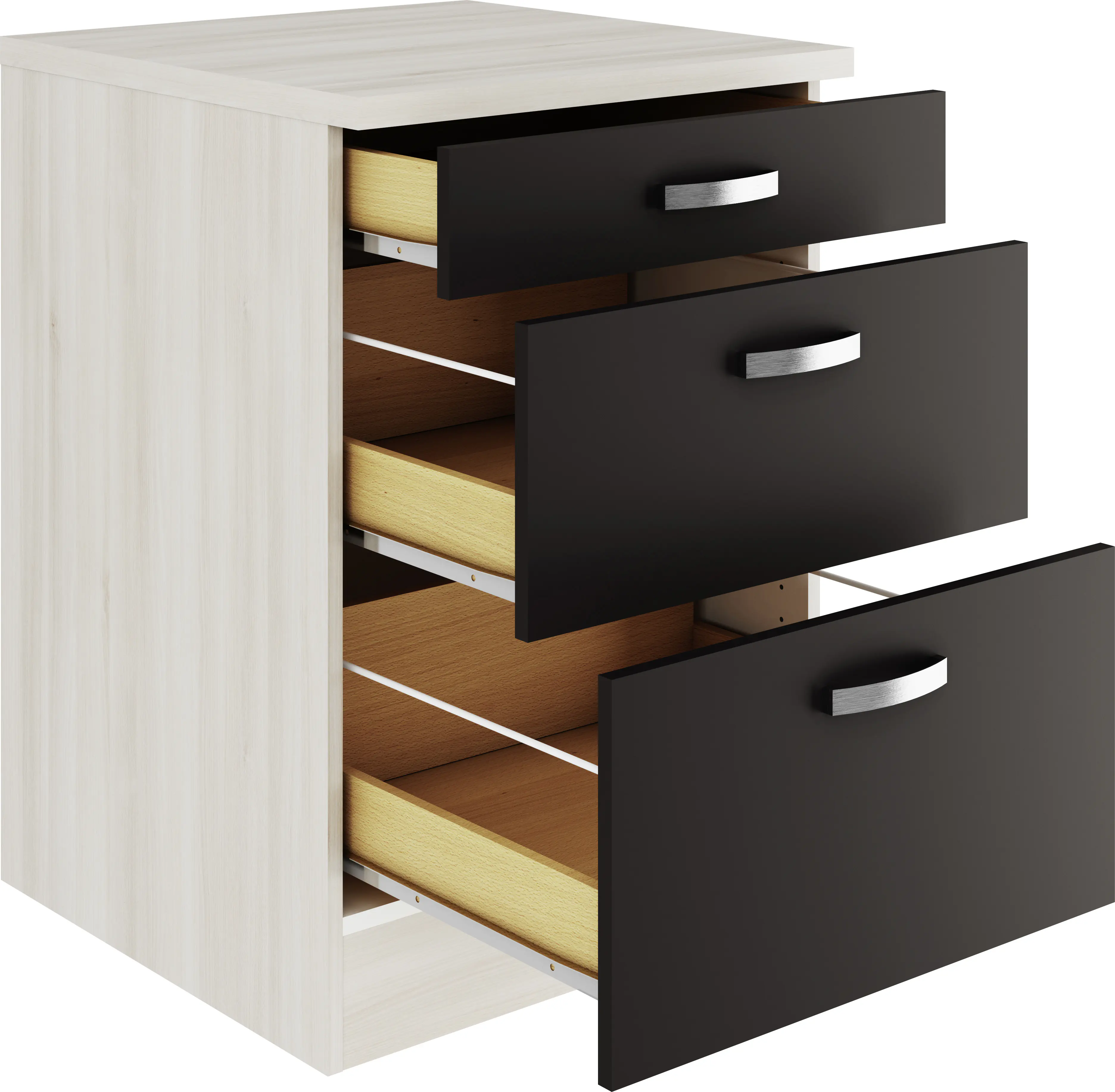 Optifit Unterschrank Faro 220 anthrazit/akazie 60 cm