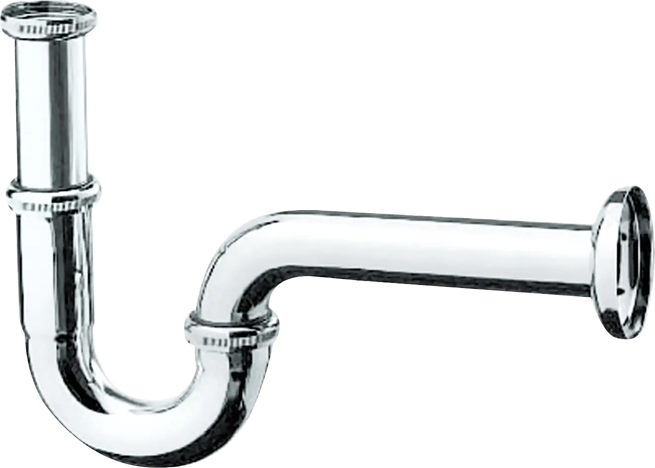 Hansgrohe Röhrensiphon Standardmodell 1 1/4" chrome