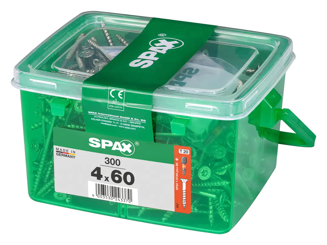 Spax Universalschrauben 4.0 x 60 mm TX 20 - 300 Stk.