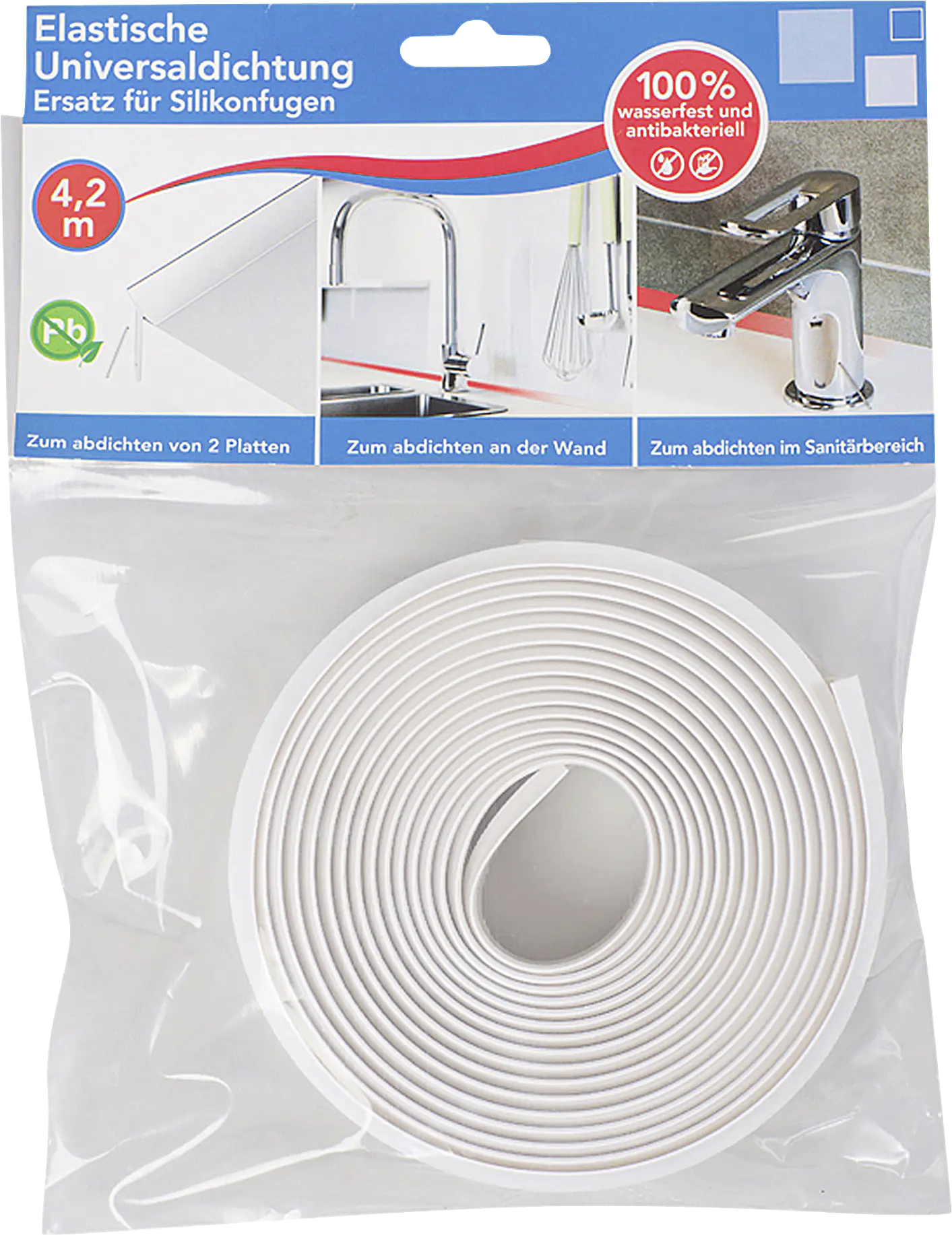 Primo Wandabschlußprofil Universal 420 cm 24 x 1 mm weiß