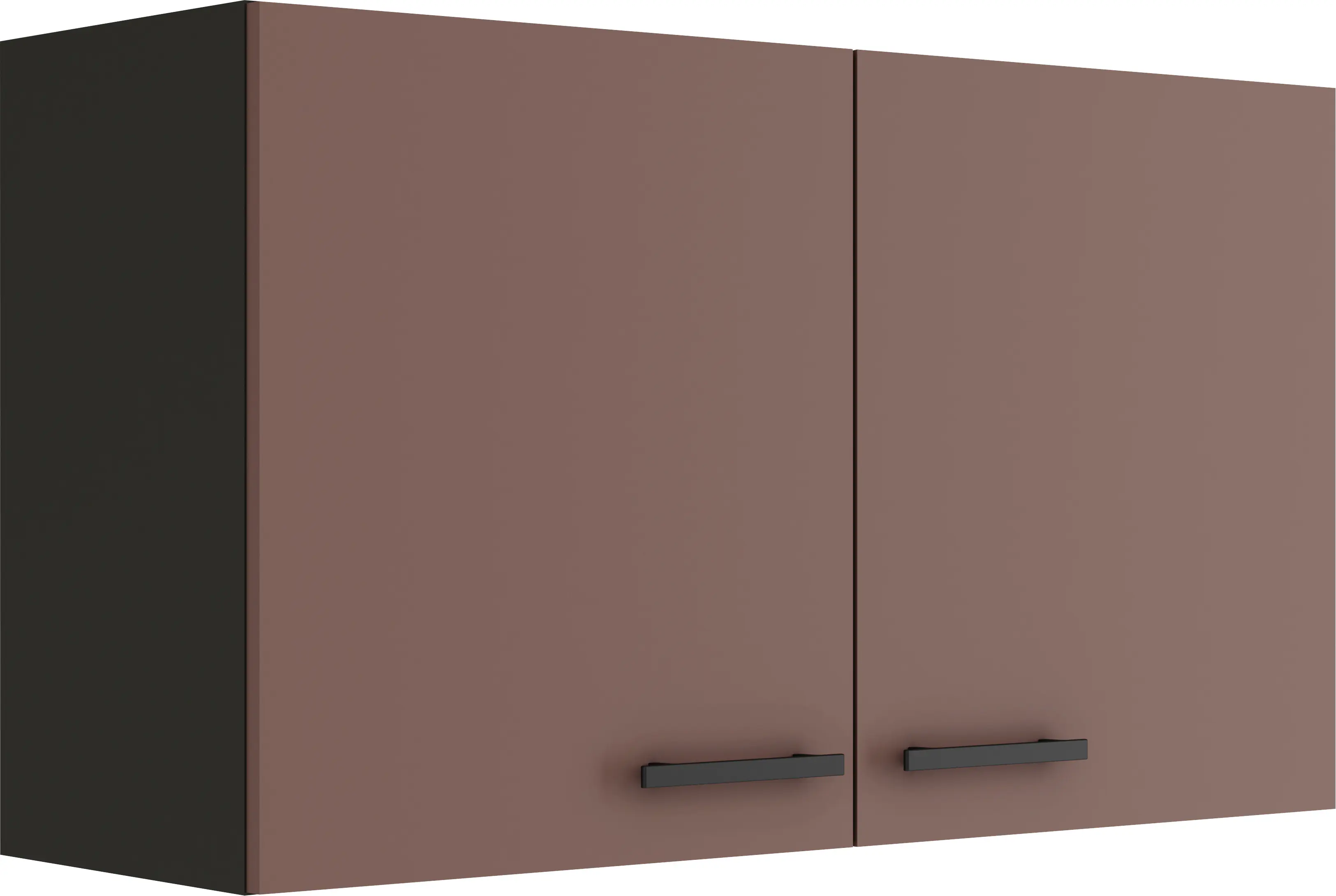 Optifit Oberschrank Nizza 407 rostrot/anthrazit matt 100 cm 