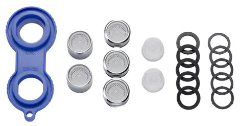 Bubble-Stream Luftsprudler Sparluftsprudler-Set 18-teilig, wassersparend