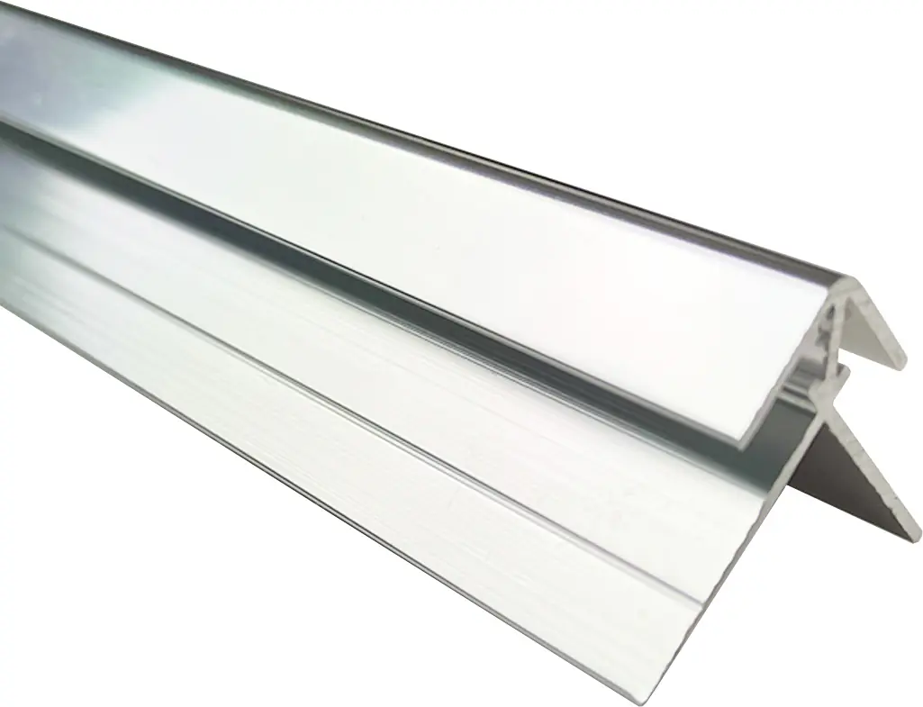 Wetwall Profil Außenecke 244 cm Alu poliert