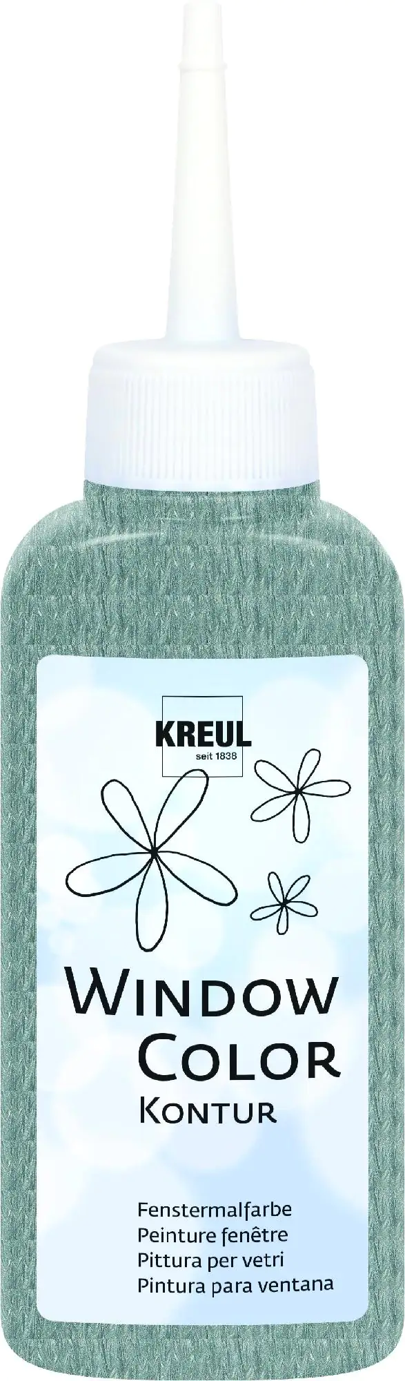 Kreul Window Color Konturenfarbe silber 80 ml Kreul Window Color Konturenfarbe silber 80 ml