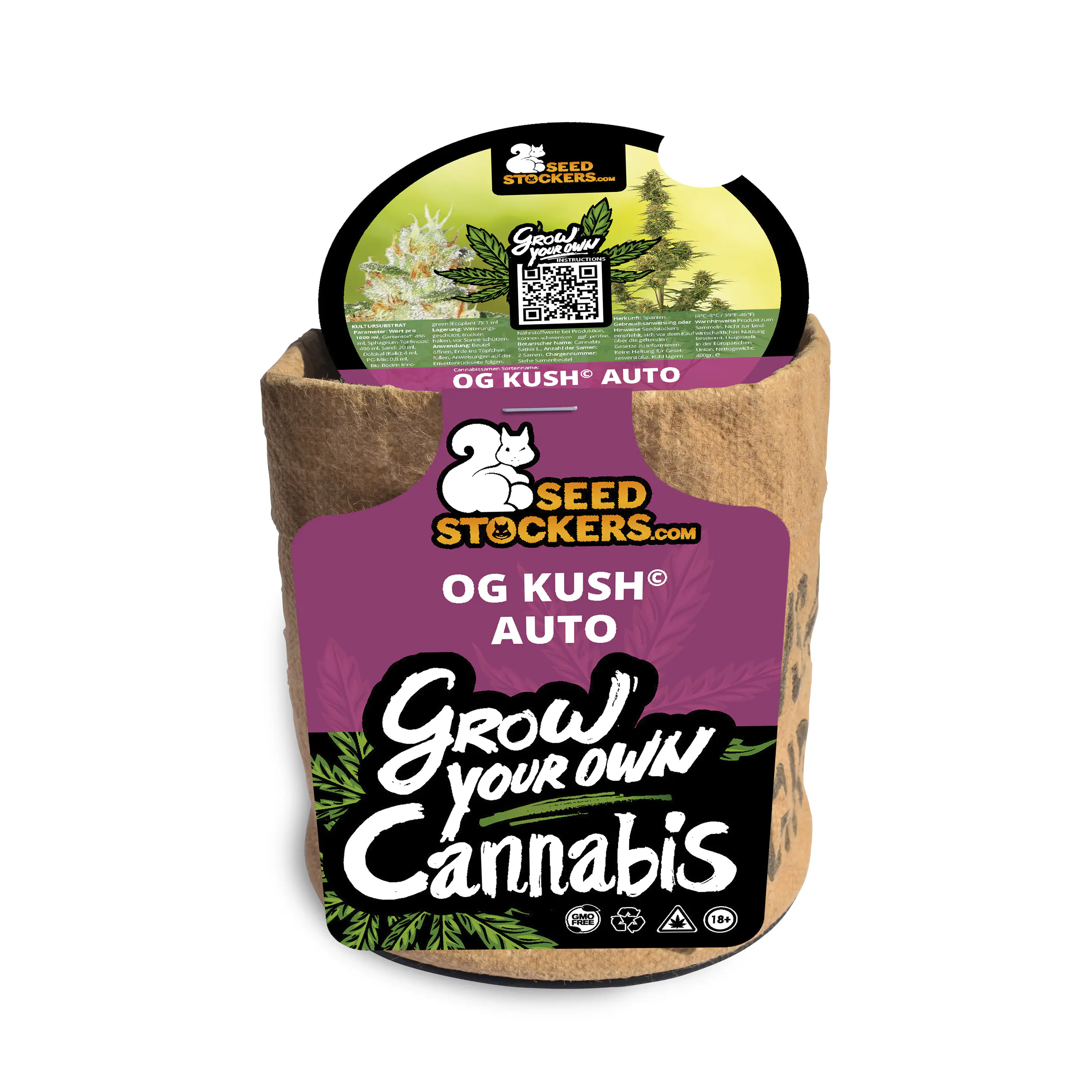 Seedstockers Mini Anbau-Set OG Kush Auto Hanfsamen