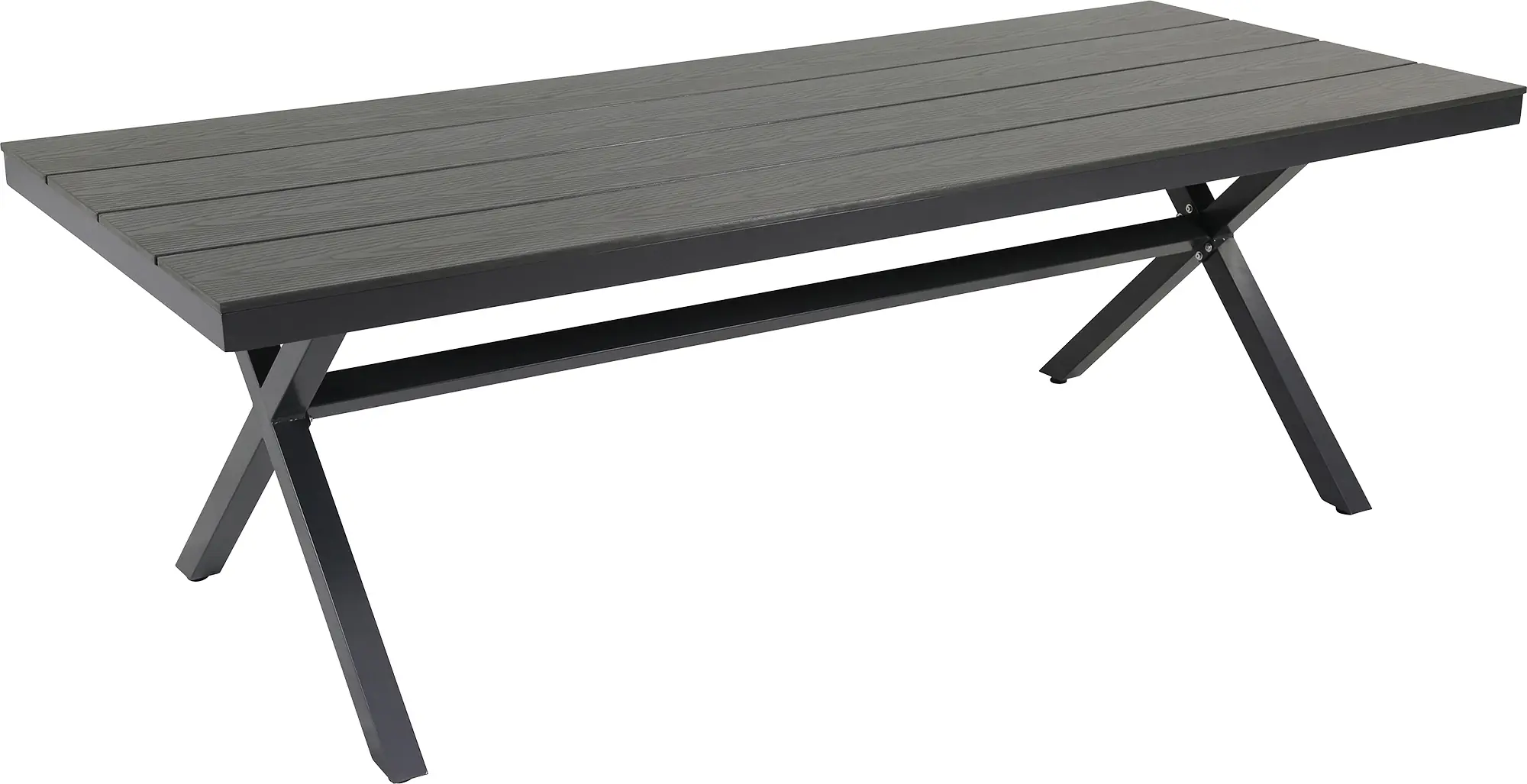 Primaster Gartentisch Turin 220 x 90 cm anthrazit