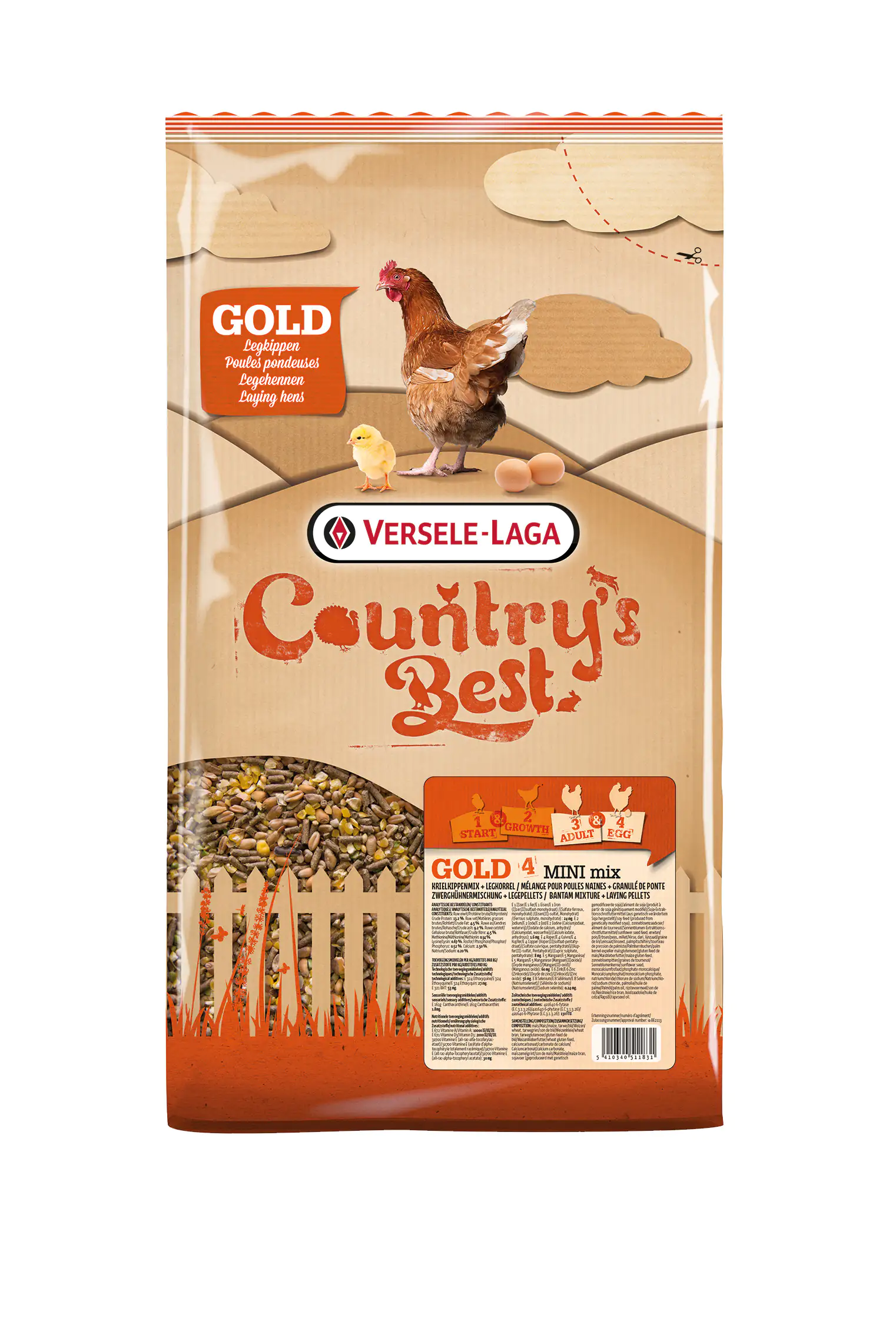 5410340511831 Country's Best Gold 4 Mini Mix 5 kg