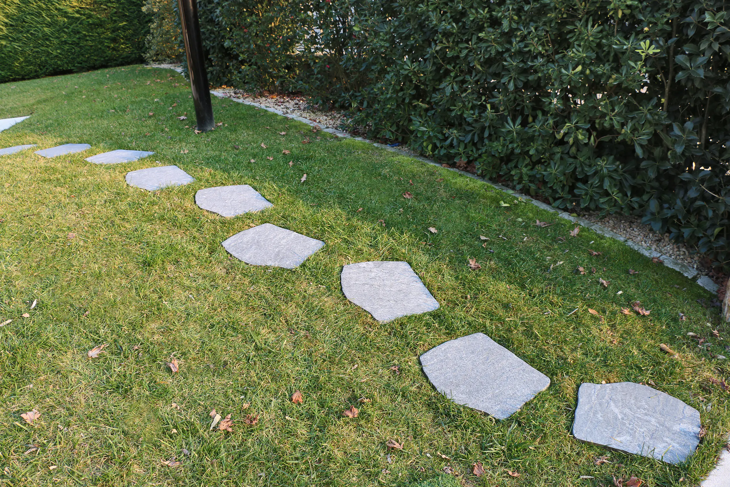 Trittstein Stone Gres 42 x 36 cm grau