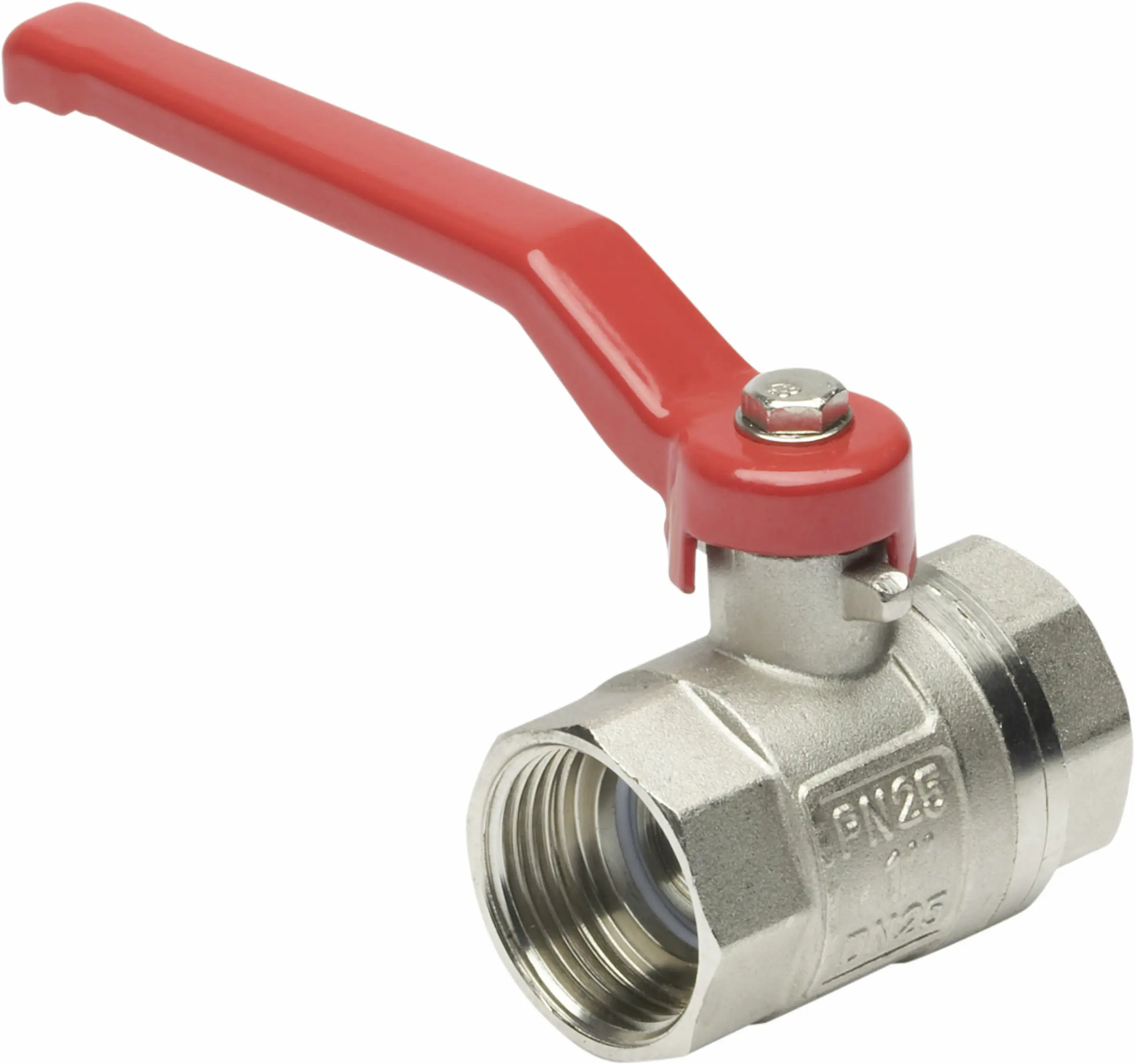 Cornat Kugelhahn mit Stahlhebel Ø 25 mm matt chrom Cornat Kugelhahn mit Stahlhebel Ø 25 mm matt chrom