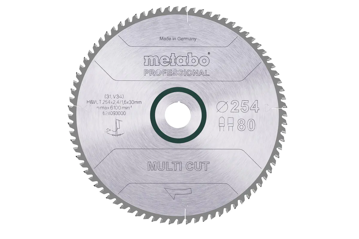 Metabo Kreissägeblatt multi cut-professional Ø 254 mm Bohrung Ø 30 mm