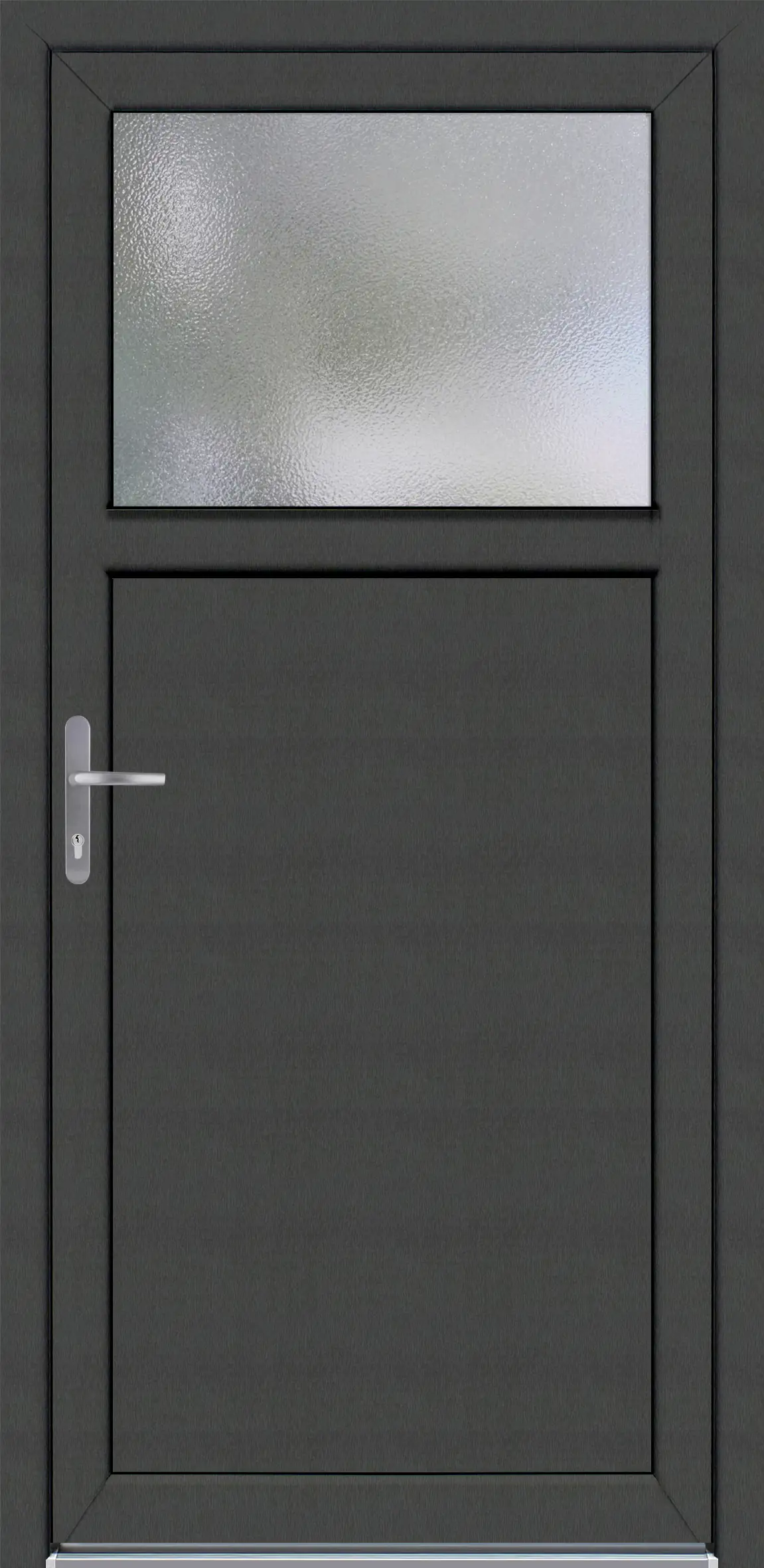 Panto Nebeneingangstür Kunststoff K504 98 x 198 cm DIN links weiß/anthrazit Panto Nebeneingangstür Kunststoff K504 98 x 198 cm DIN links weiß/anthrazit