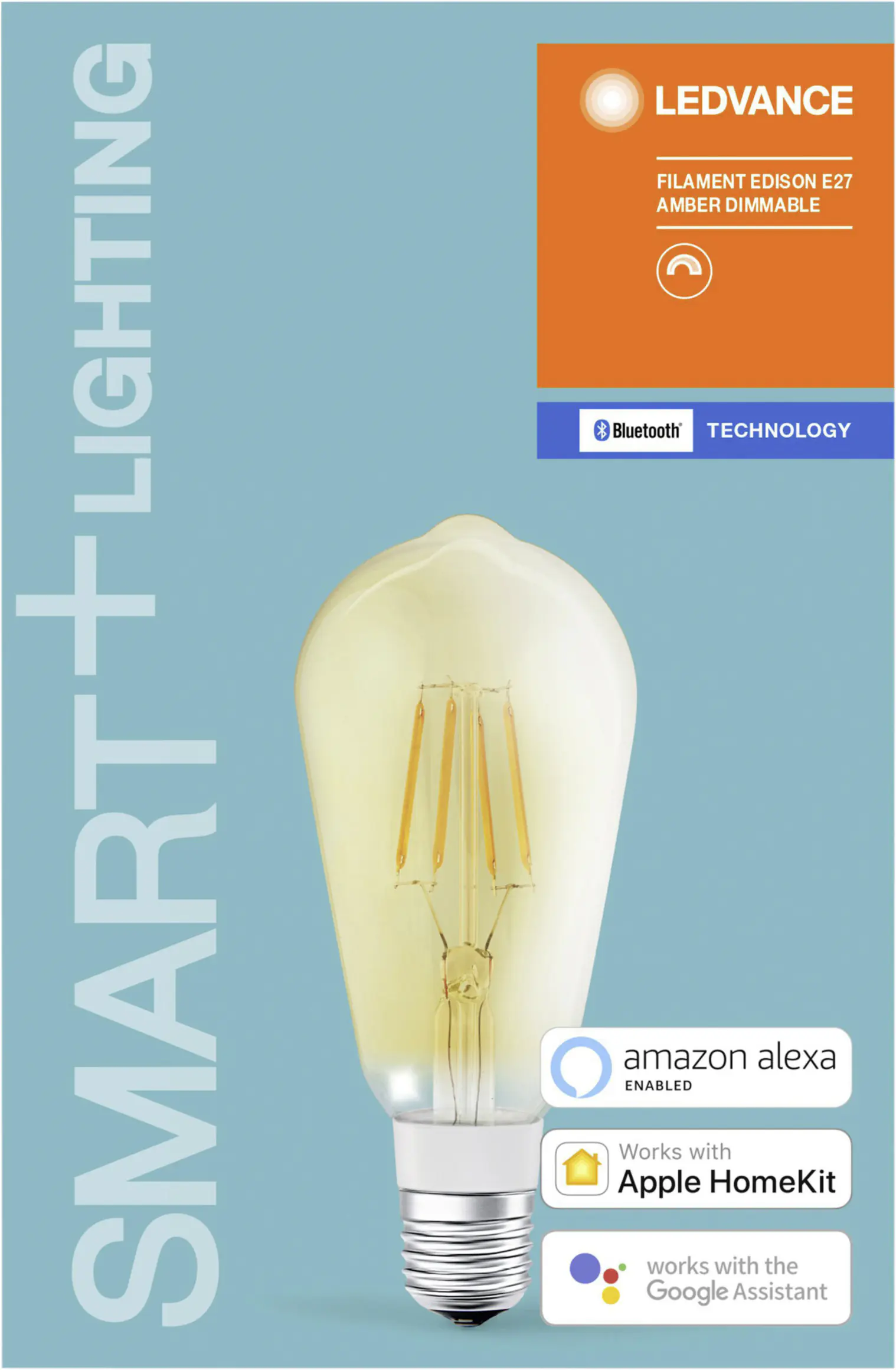 Ledvance LED Leuchtmittel Smart+ BT CLA Edison 45 Edisonform E 27 - 6 W