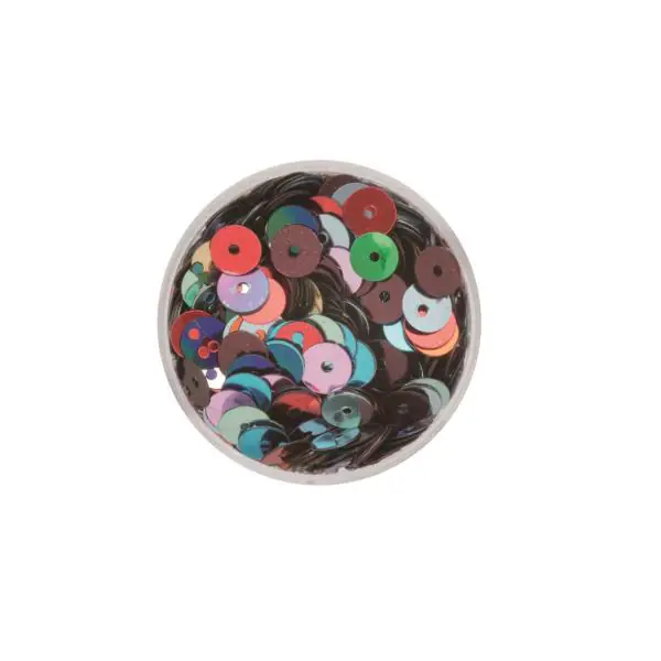 Glorex Paillettenscheiben 6 mm 7 g, mix