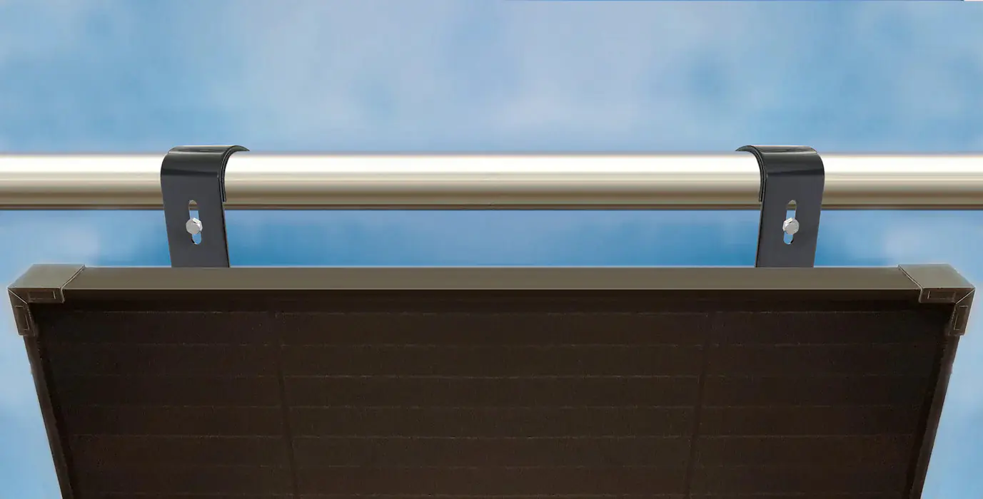 Schwaiger Geländerhalterung 4er-Set Geländerhalterung für Solarpanele