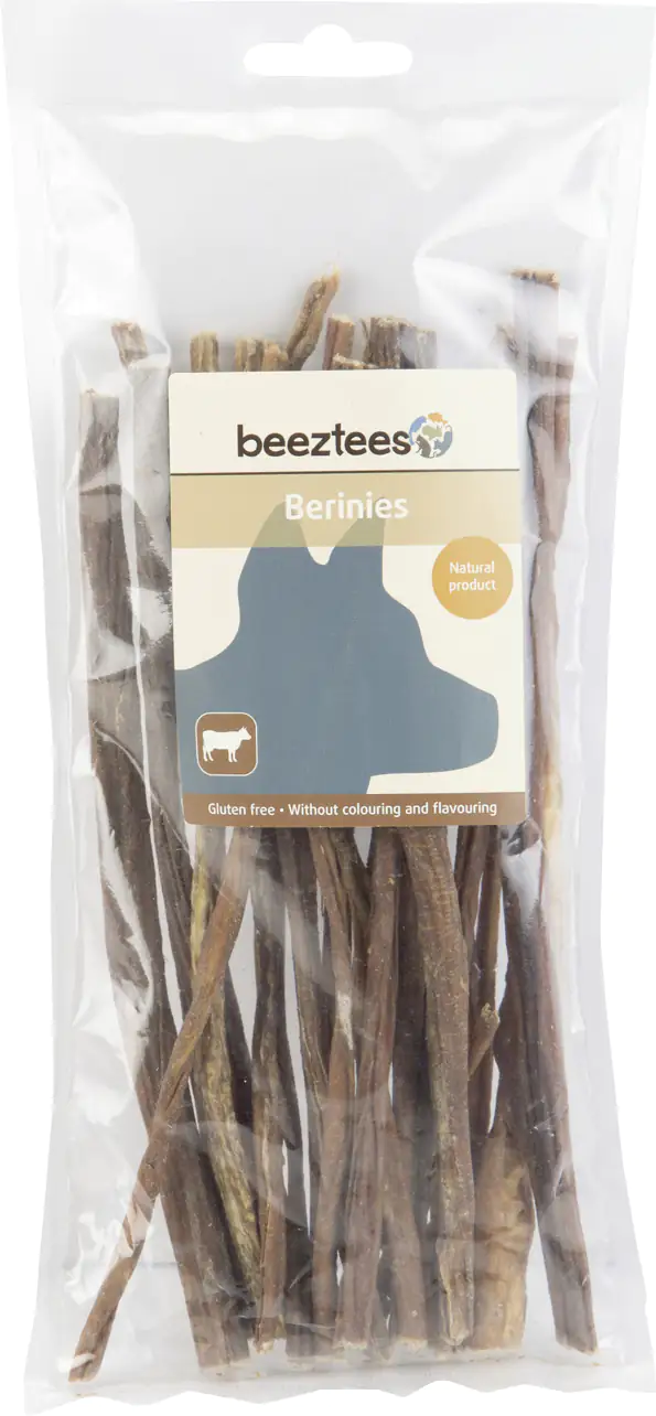 Beeztees Berinies aus Rinderdarm Hundesnack 100 g