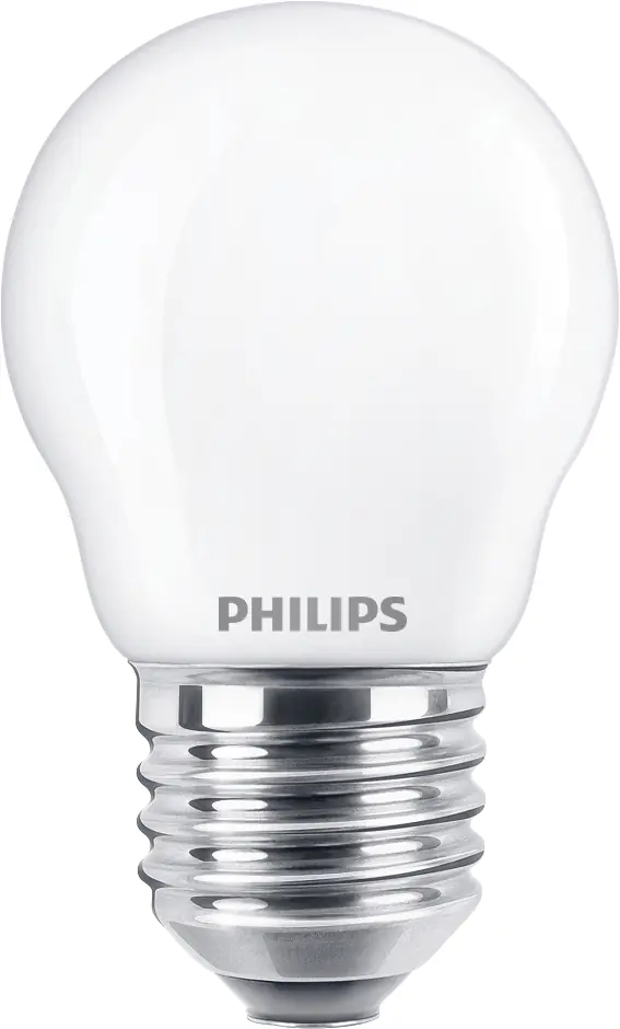 Philips LED-Leuchtmittel Filament Tropfenform P45 E27 6,5W warmweiß matt