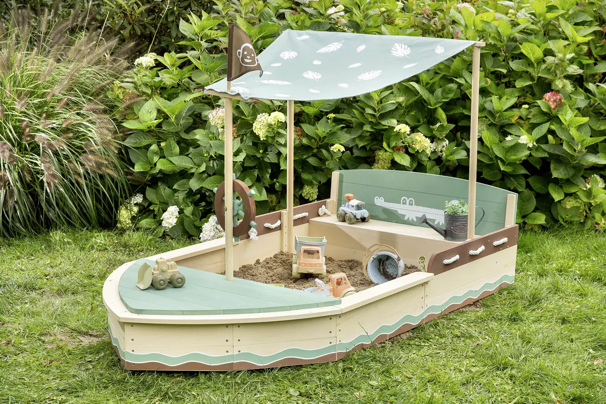 Muddy Buddy Sandkasten Jungle King 195 x 110 x 120 cm Muddy Buddy Sandkasten Jungle King 195 x 110 x 120 cm