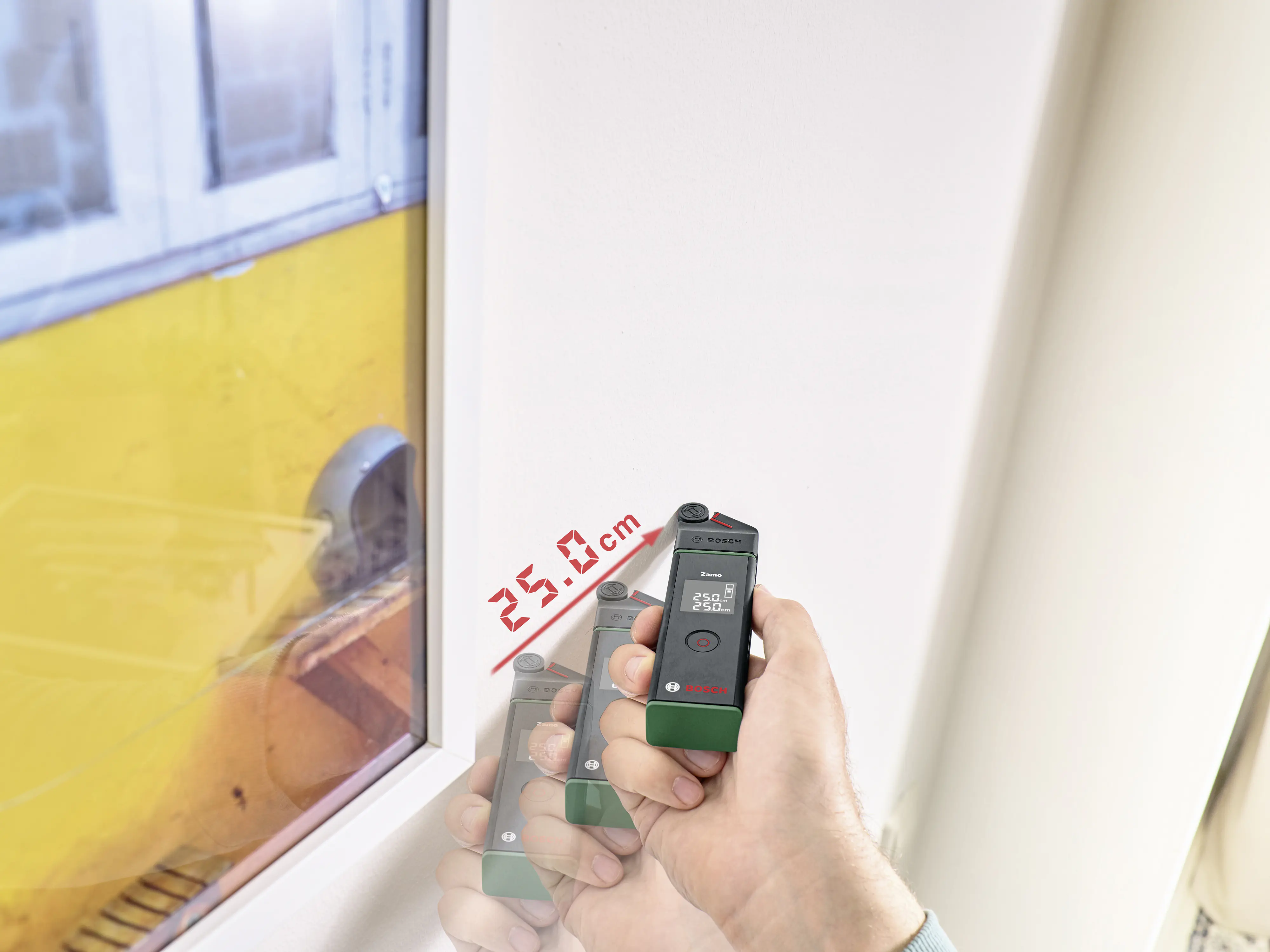 Bosch Entfernungslaser Zamo III inkl. Batterien