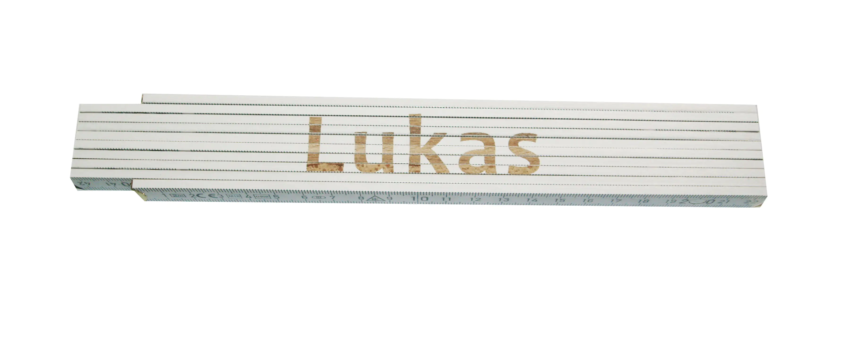 Zollstock Lukas 2 m weiß