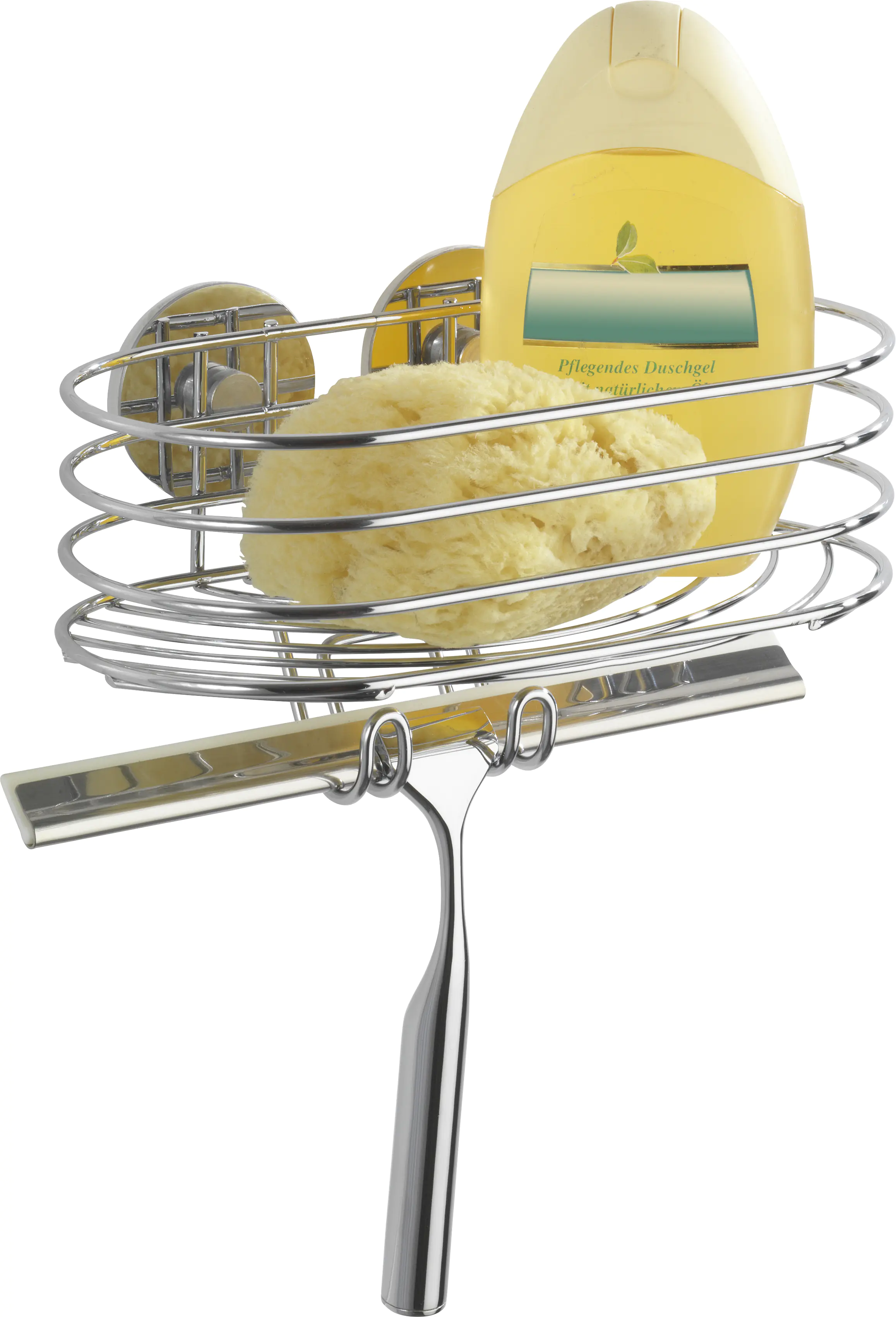 Wenko Bad-Wandablage mit Wischer Turbo-Loc