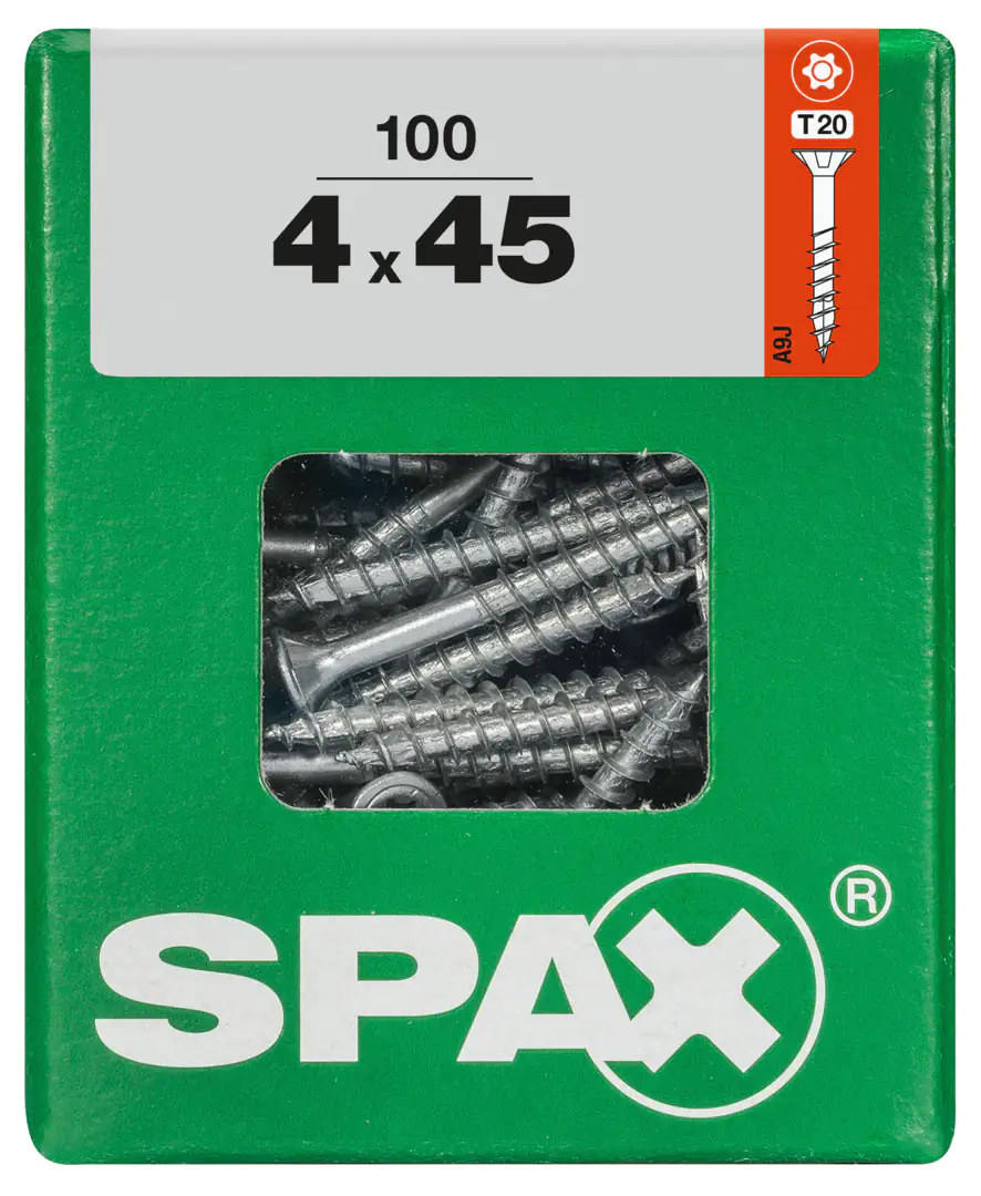 Spax Universalschrauben 4.0 x 45 mm TX 20 - 100 Stk.