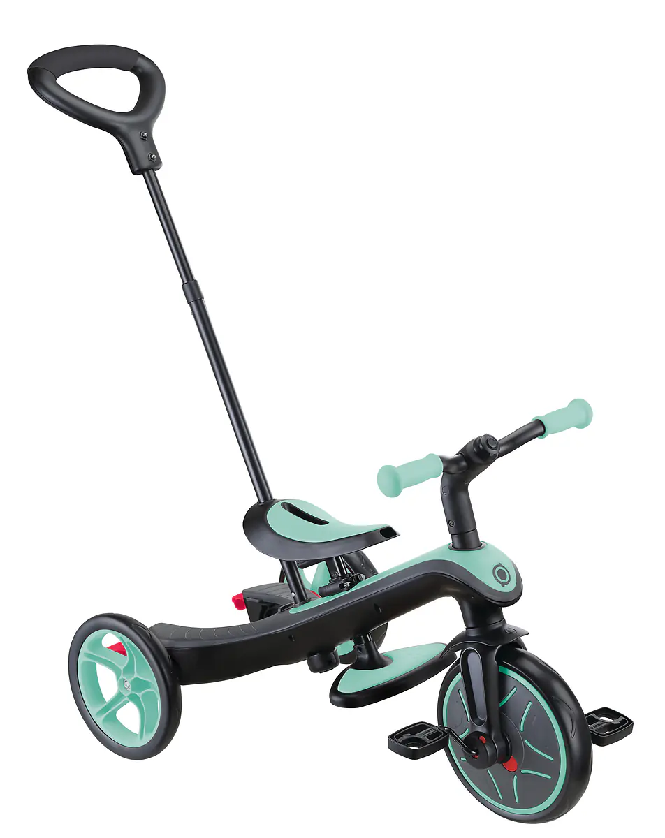 Globber Dreirad für Kinder Explorer Trike 4-in-1 schwarz/grau