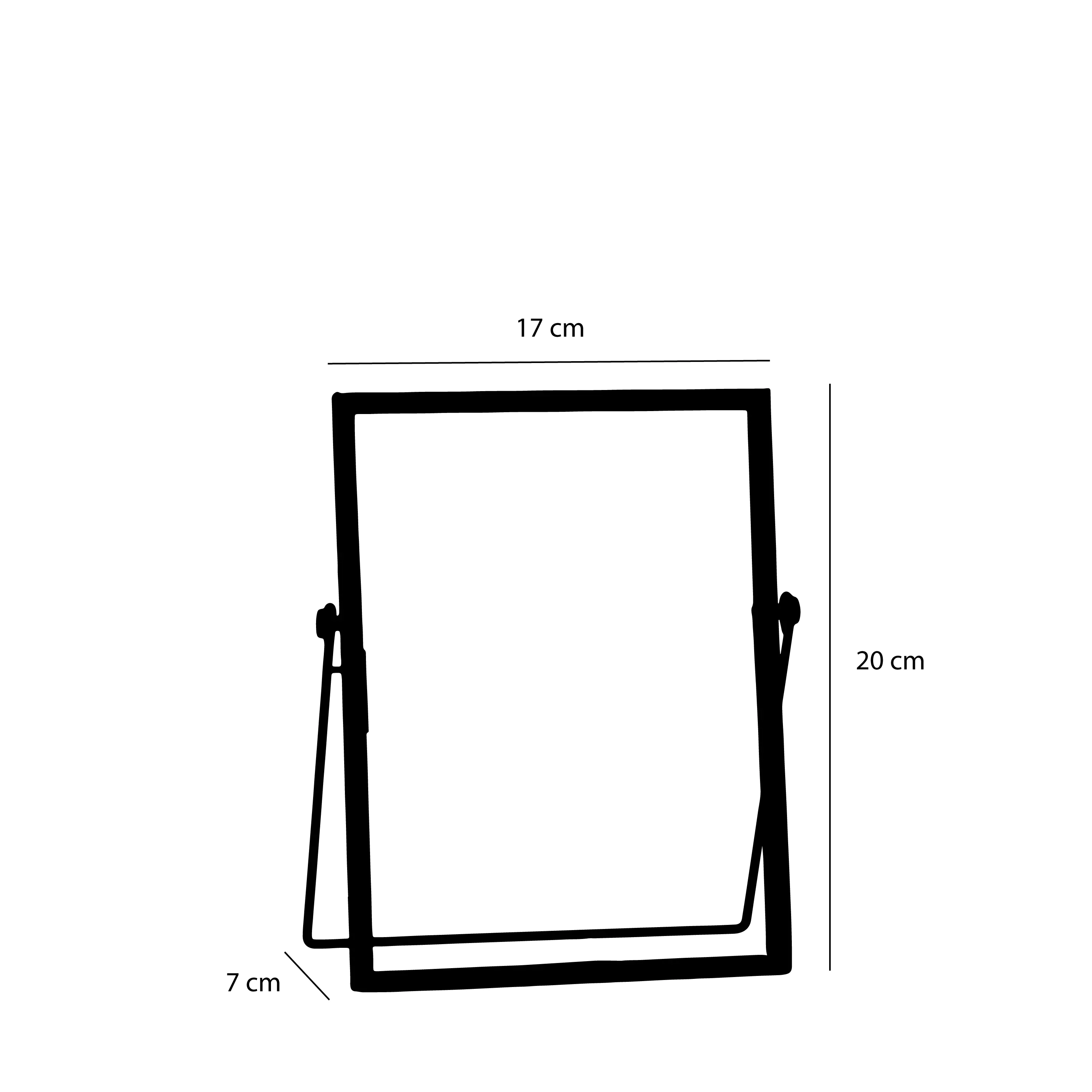 8718861562507_4 Mica Bilderrahmen Aimee 17 x 7 x 20 cm schwarz