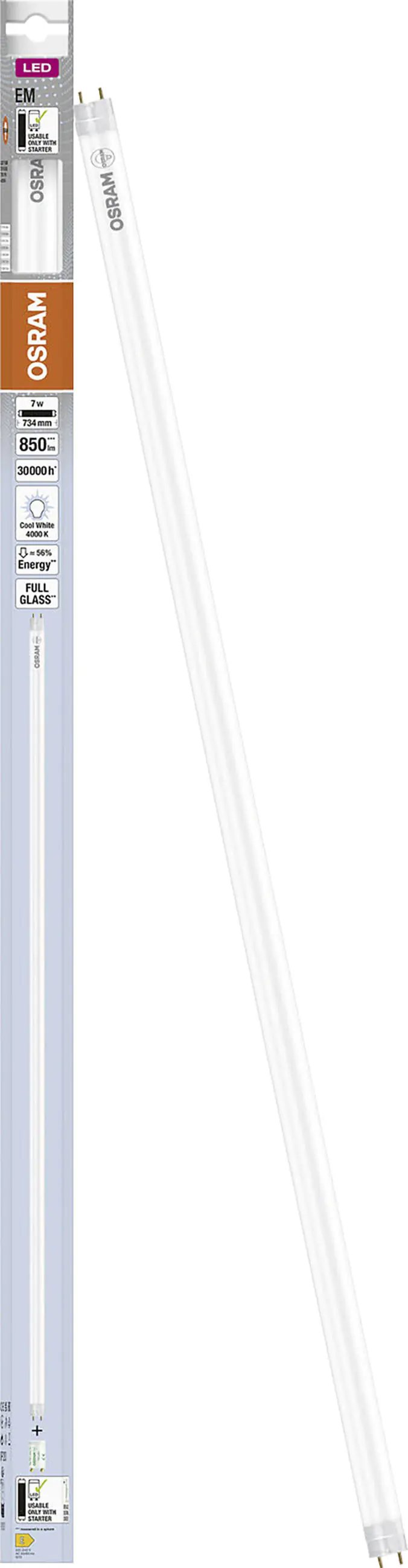 Osram LED Röhre 72 cm G13 7 W neutralweiß