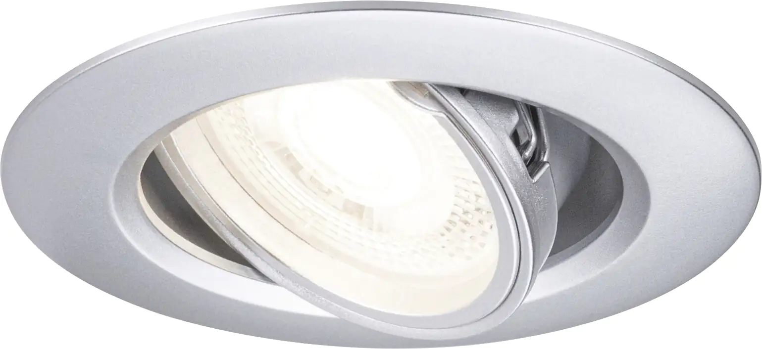 Paulmann LED Einbauleuchte 3er-Set chrom matt schwenkbar Ø 9 cm 