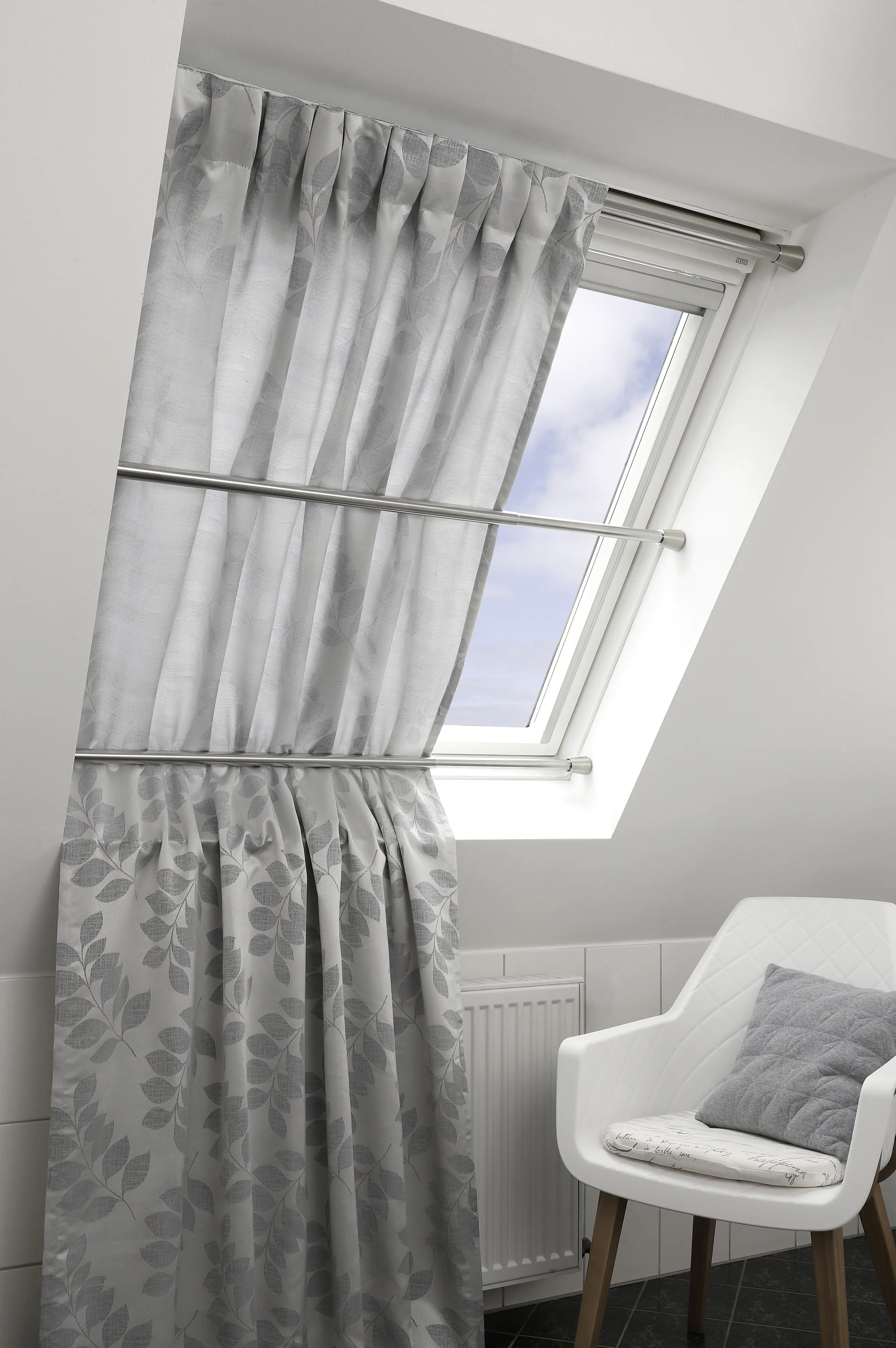 Gardinia Spannstange Ø 23-26 mm Edelstahl 65 cm - 100 cm