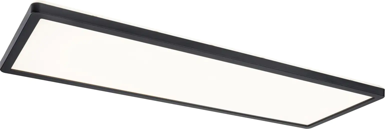 Paulmann LED Panel Atria Shine schwarz 58 x 20 cm warmweiß dimmbar