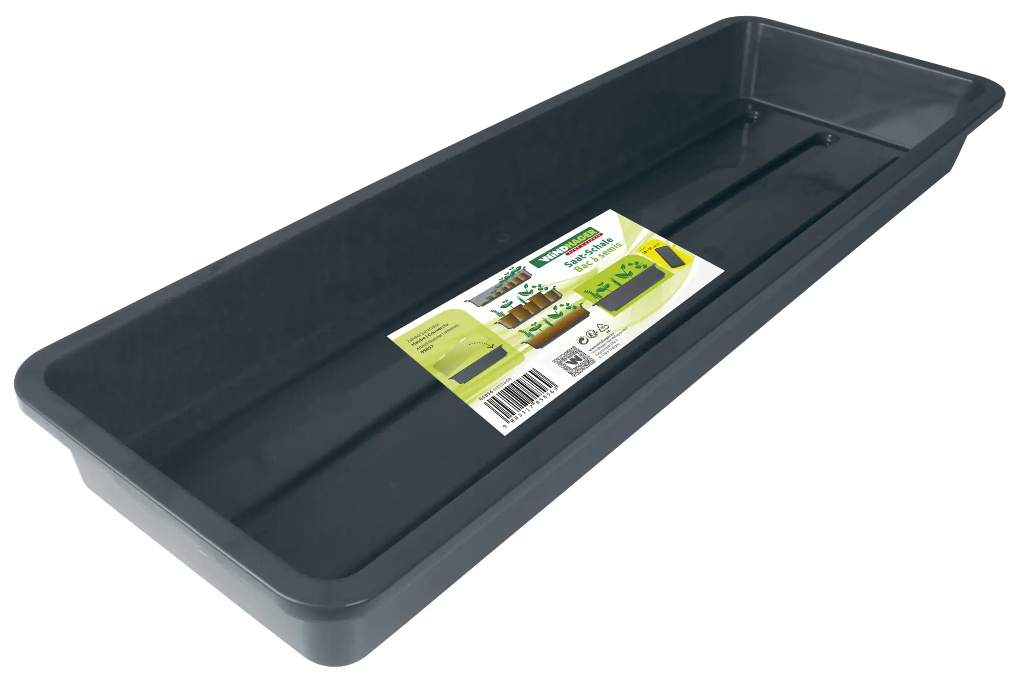 9003117058569_1 Windhager Saatschale 58 x 19 x 6 cm schiefergrau