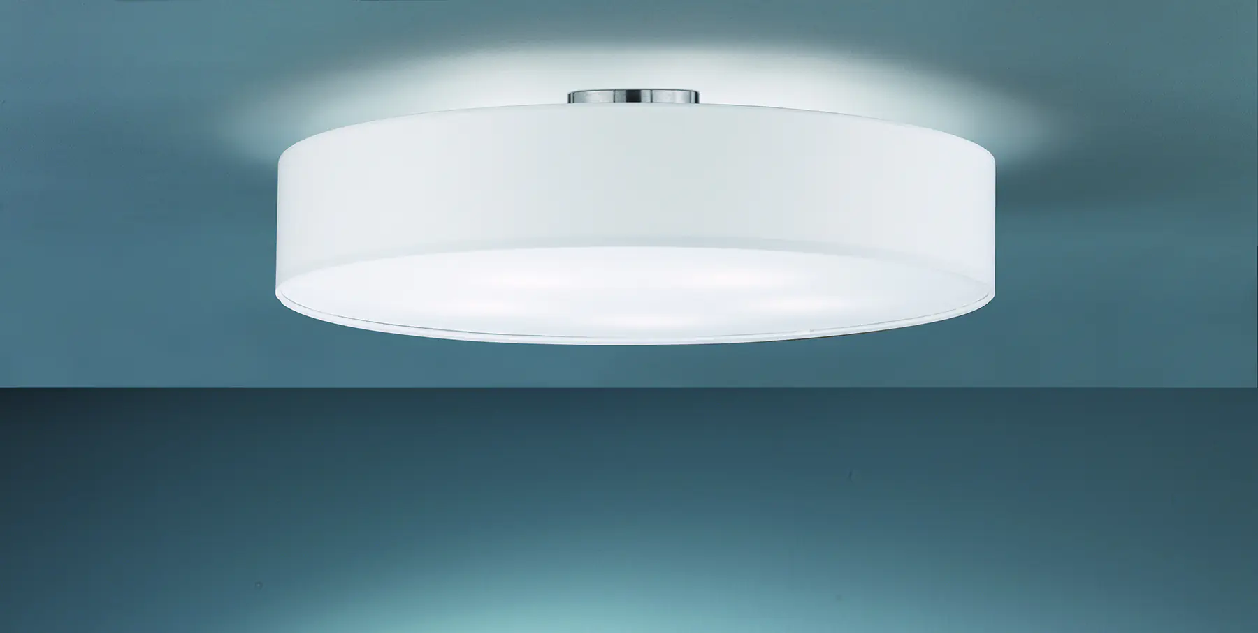 Trio Deckenleuchte Hotel weiß  Ø 65cm