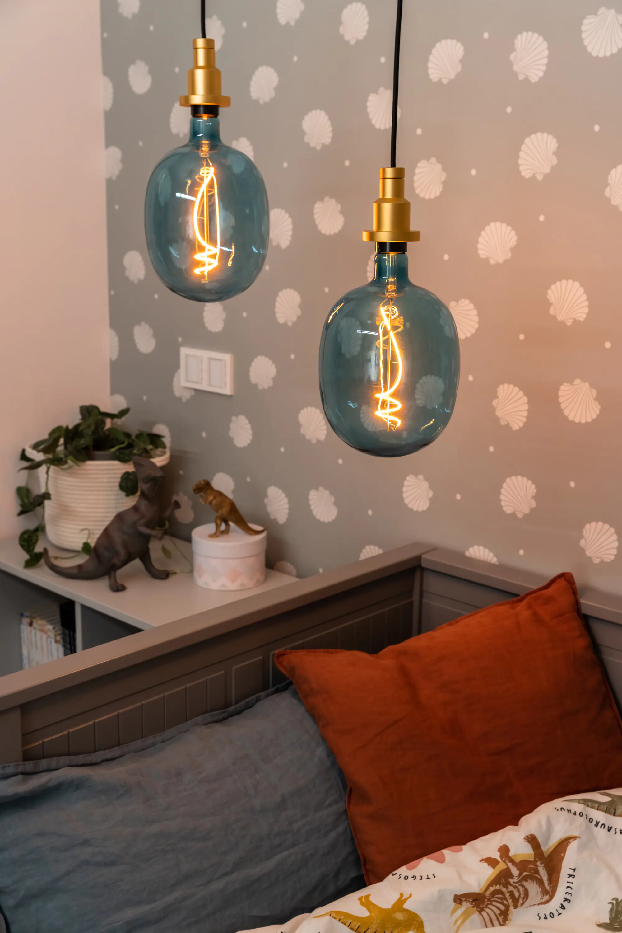 Ledvance LED Leuchtmittel Vintage 1906 Ballon10 E27 4,5 W dimmbar blau