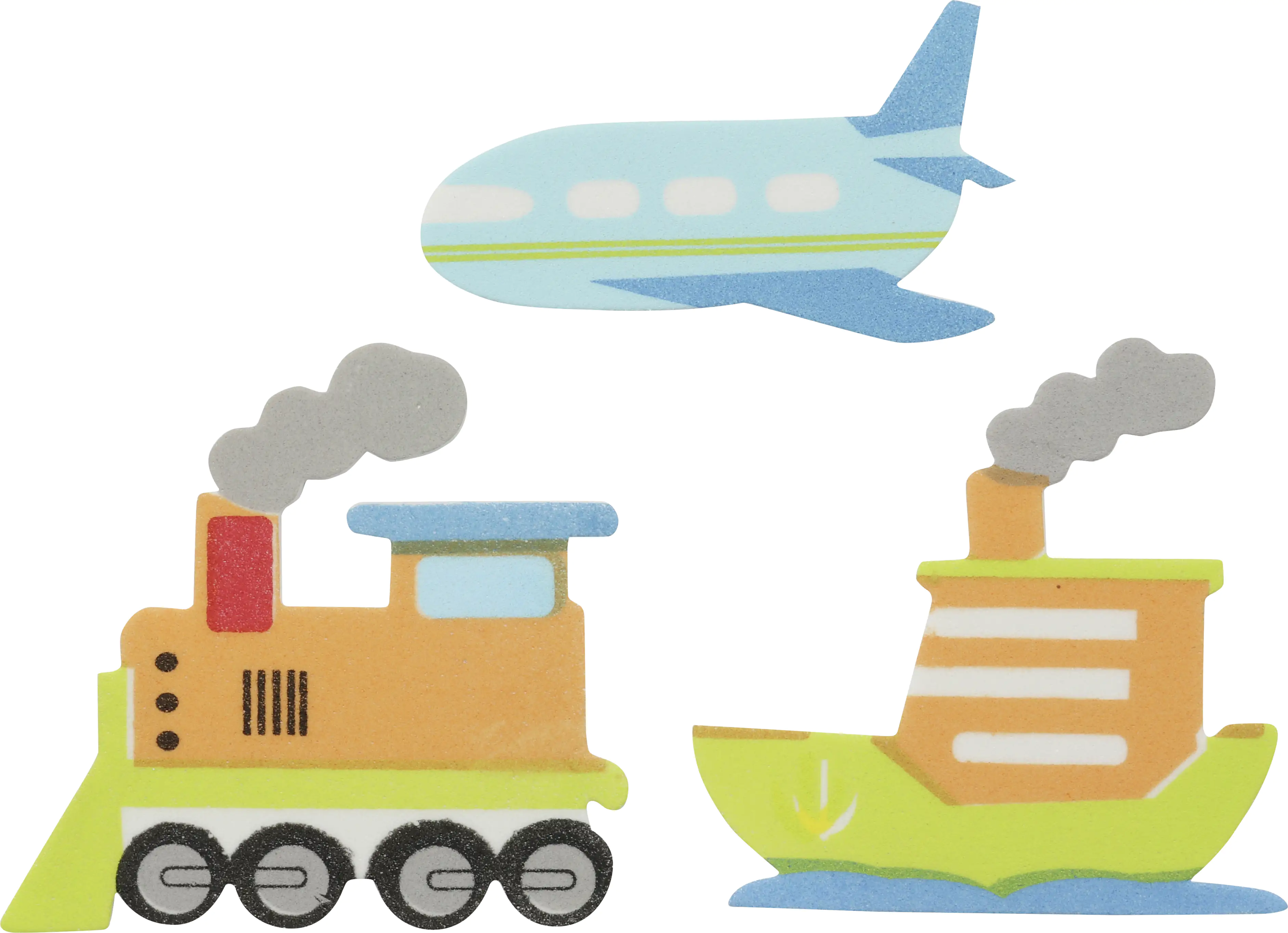 Glorex Moosgummi Sticker Autos selbstklebend , 39 Stück