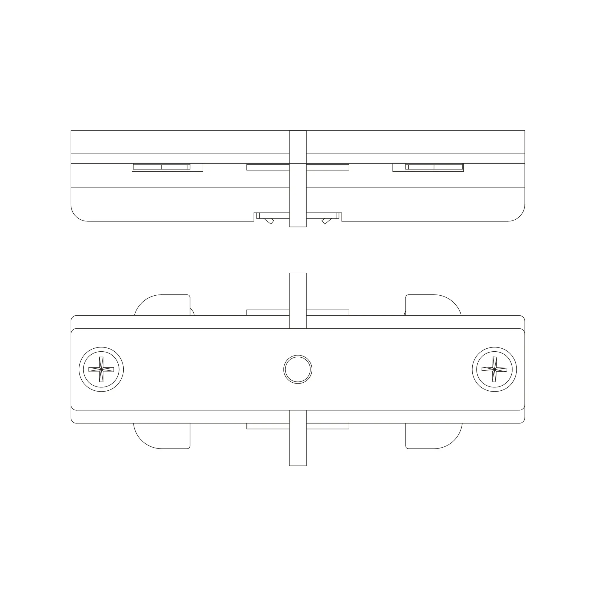 Philips EasyLink Stromverbinder für Schienenleuchte I schwarz