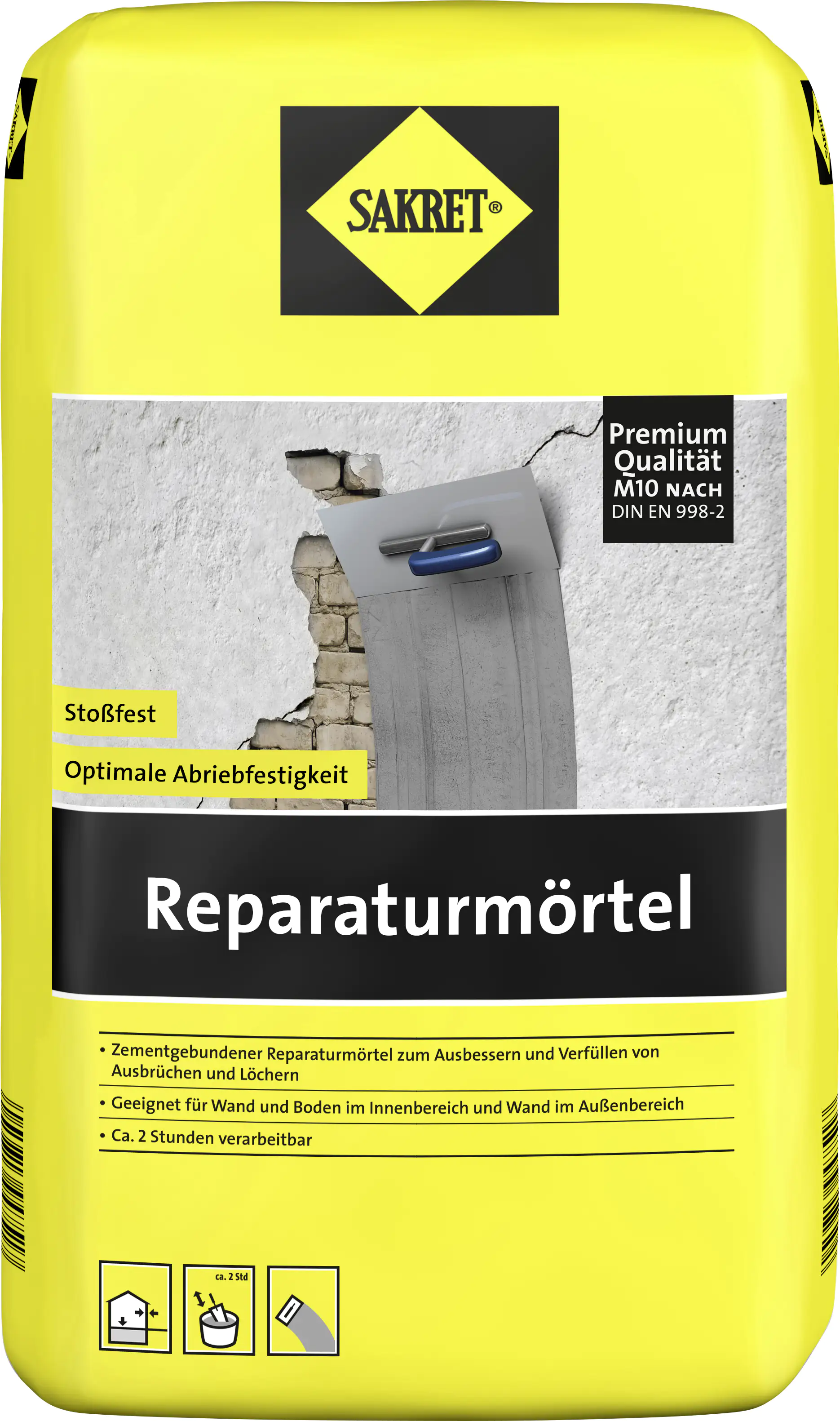 SAKRET Reparaturmörtel 10 kg Sack SAKRET Reparaturmörtel 10 kg Sack