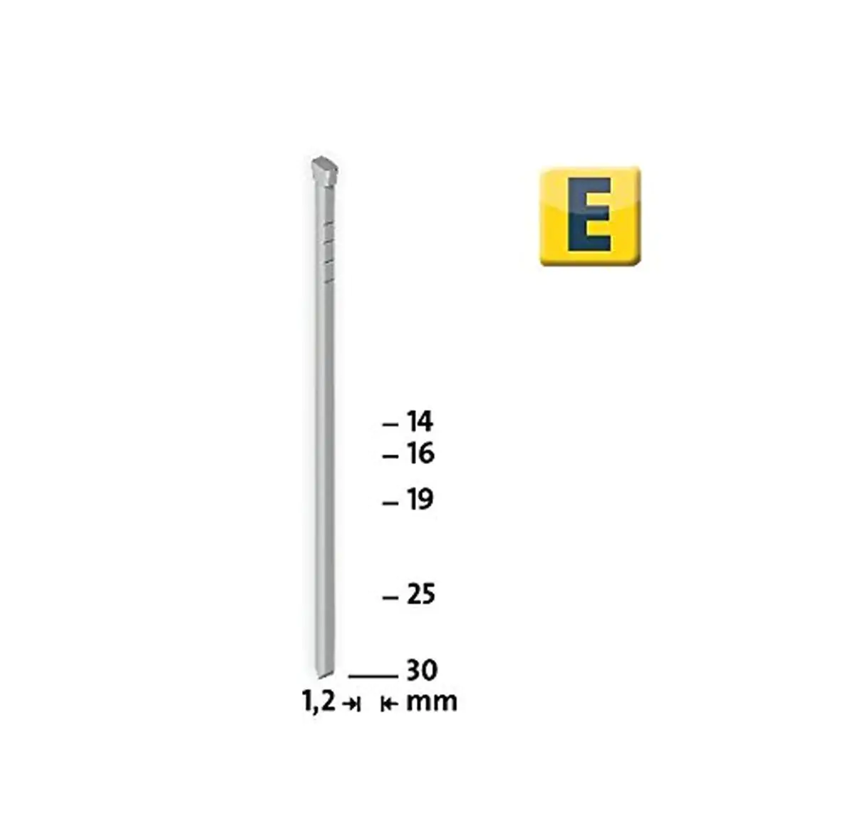 Novus Tackernägel Typ E J 14 mm 1000 Stück