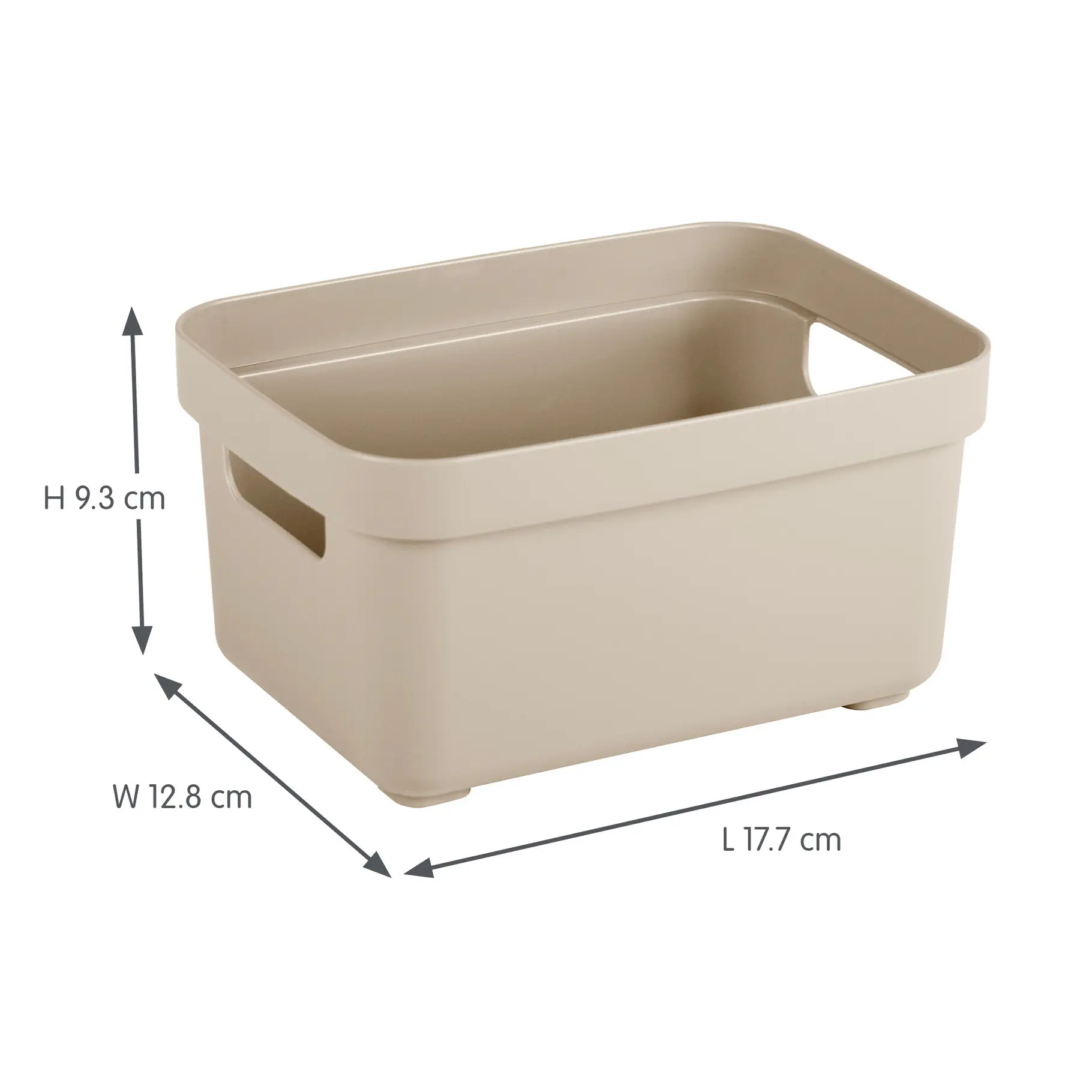 Sunware Aufbewahrungsbox Sigma Home 2,5L beige 4er-Set