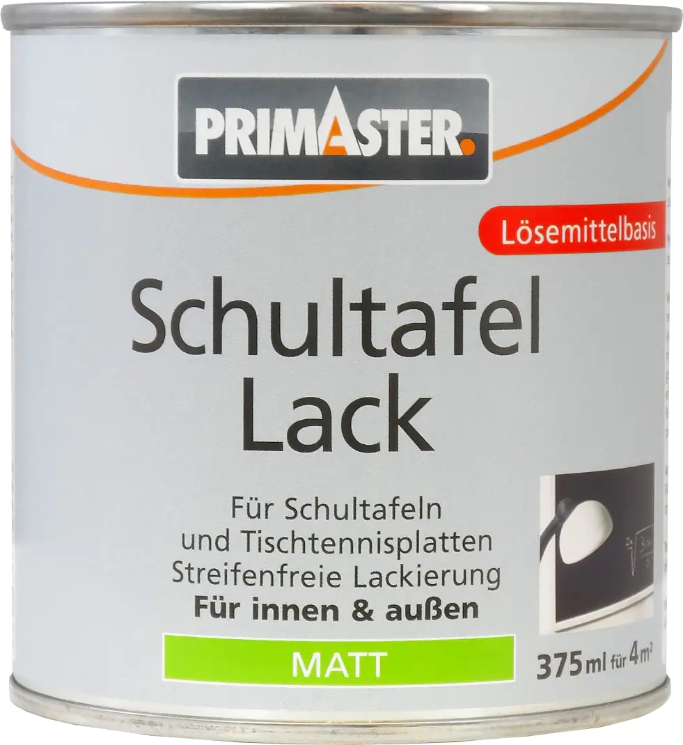 Primaster Schultafellack 375 ml tiefschwarz matt Primaster Schultafellack 375 ml tiefschwarz matt