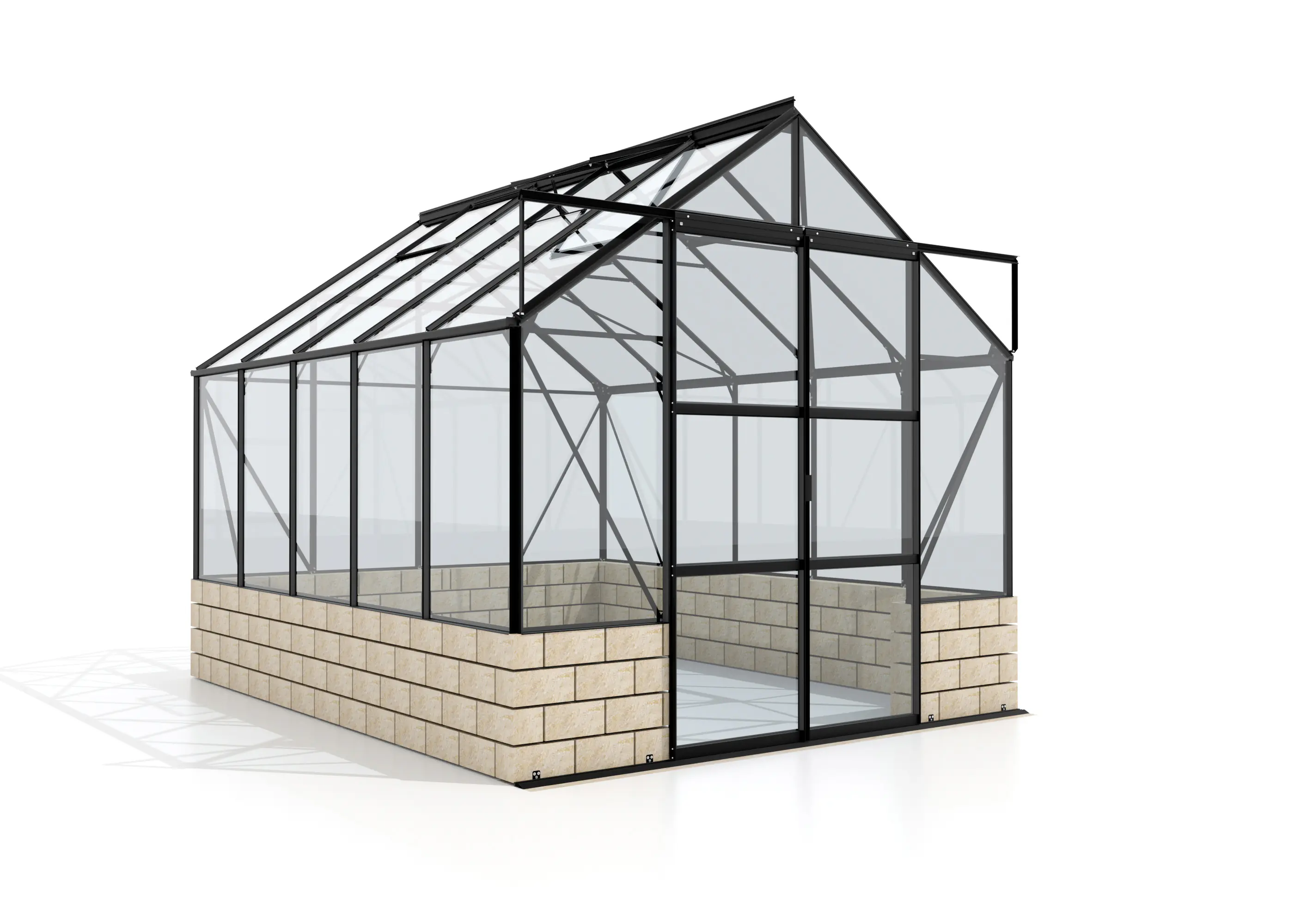 Vitavia Gewächshaus Cassandra 8300 257 x 324 cm 3 mm Sicherheitsglas