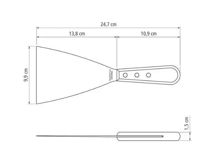 Tramontina Landhaus Grillspachtel 25 cm
