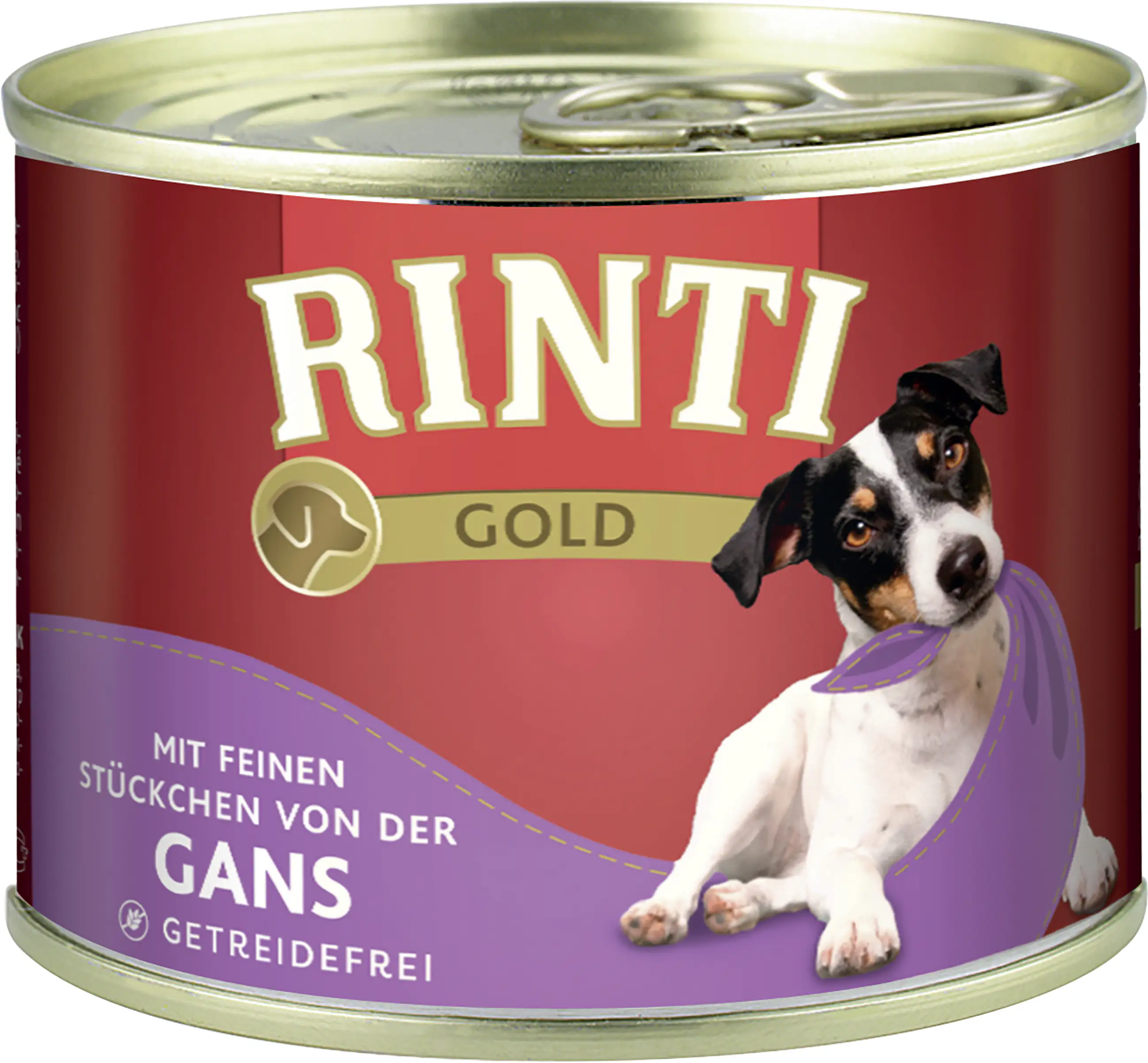 Rinti Gold Hundenassfutter Adult 185 g Gans
