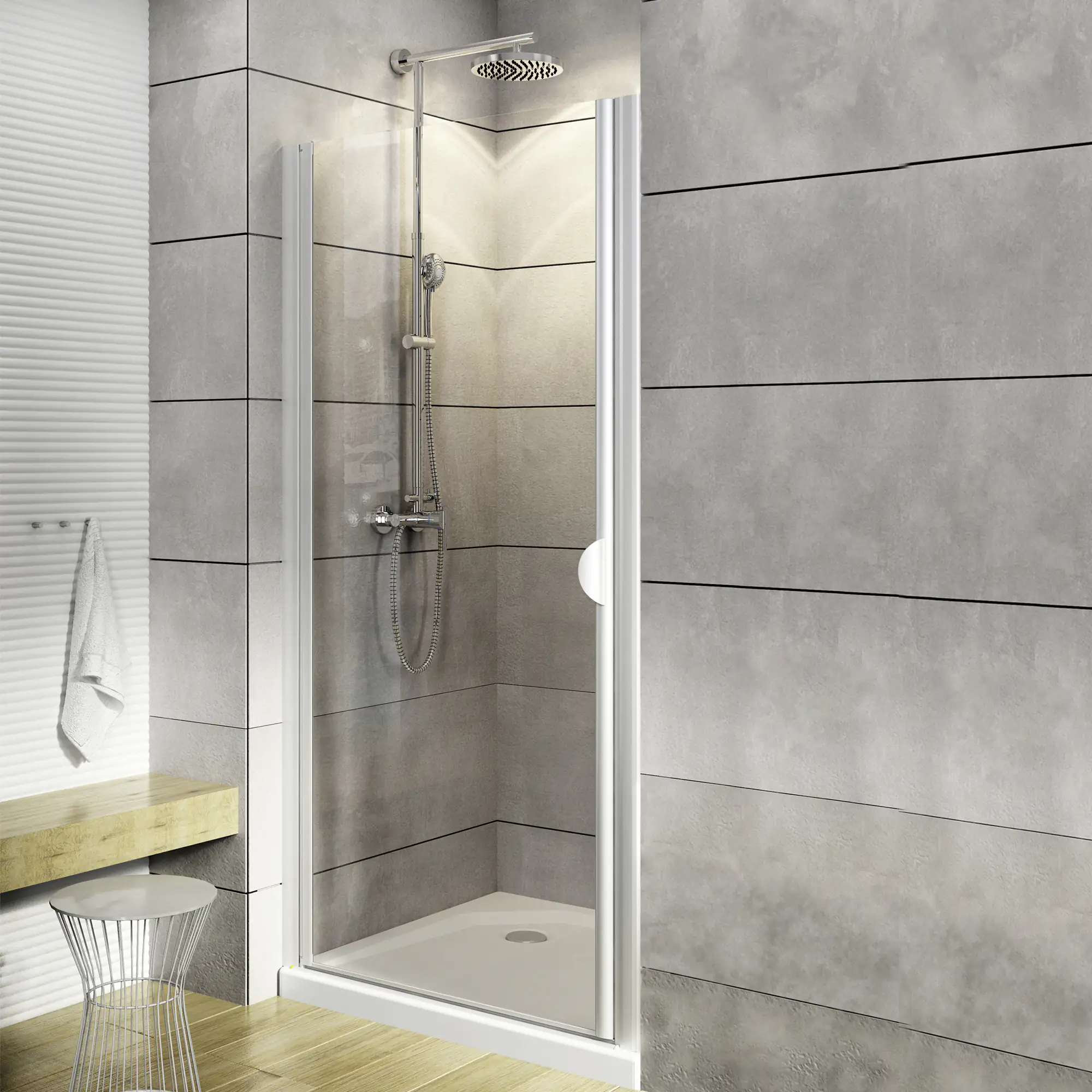 Schulte Nische Drehtür 80 x 180 cm Sunny